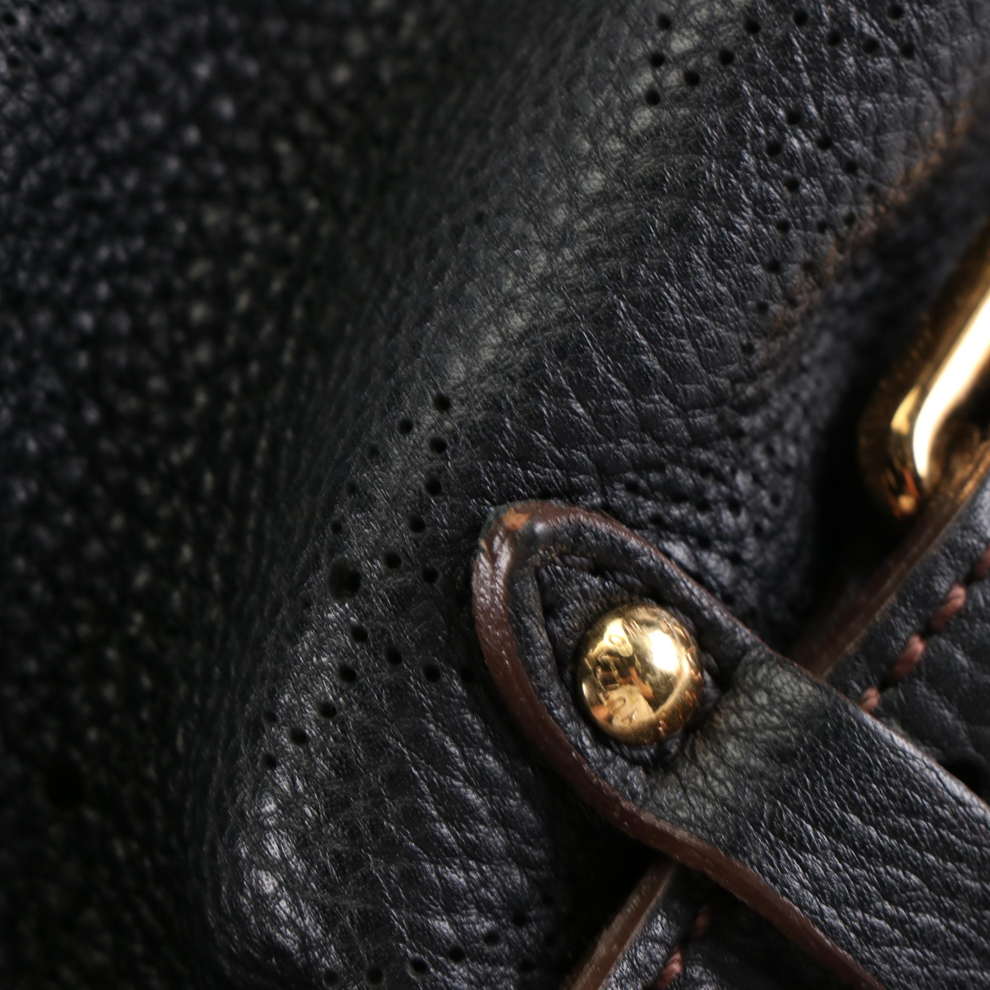 Louis Vuitton L Hobo Tote in Mahina Leather