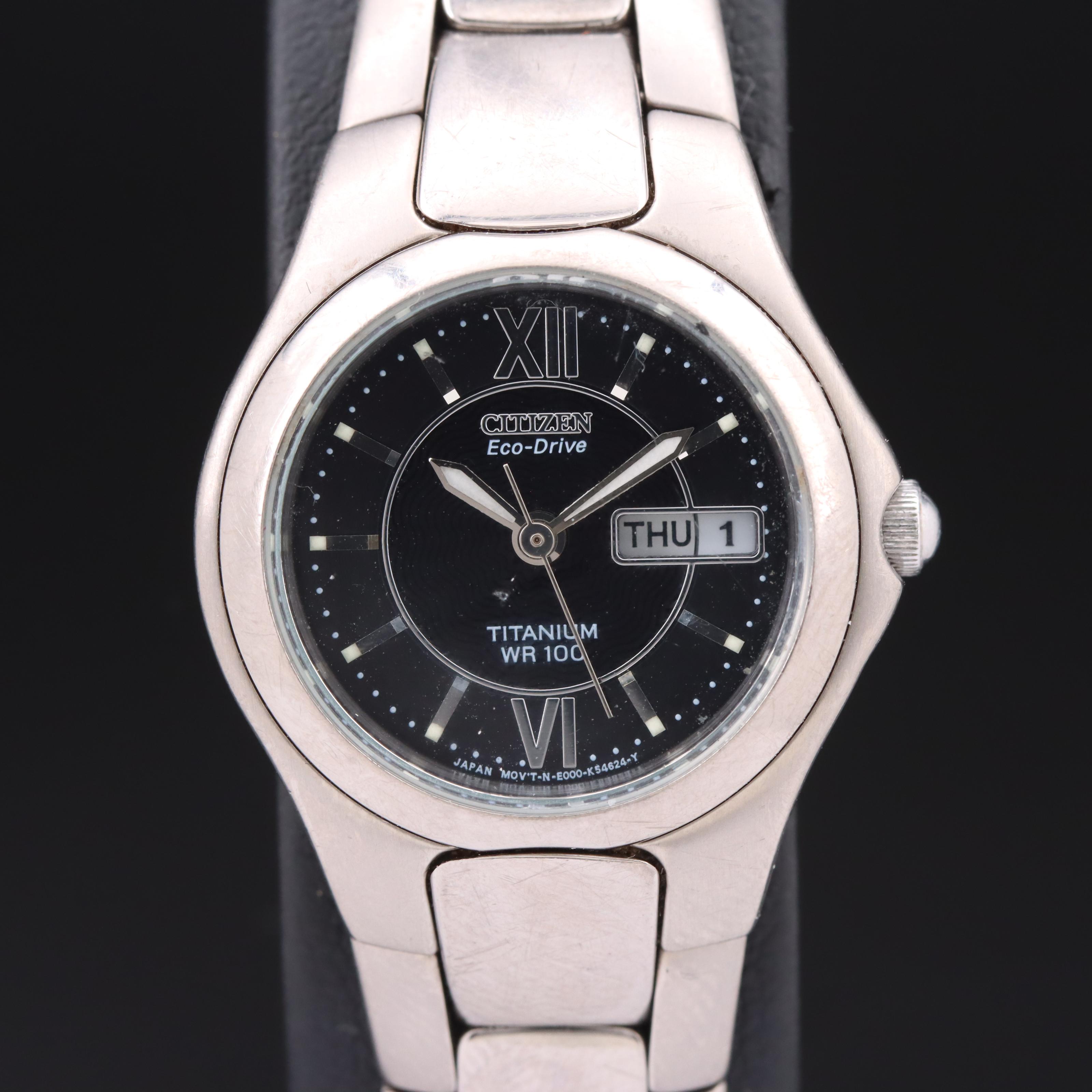 Citizen Eco-Drive Titanium Day-Date Watch