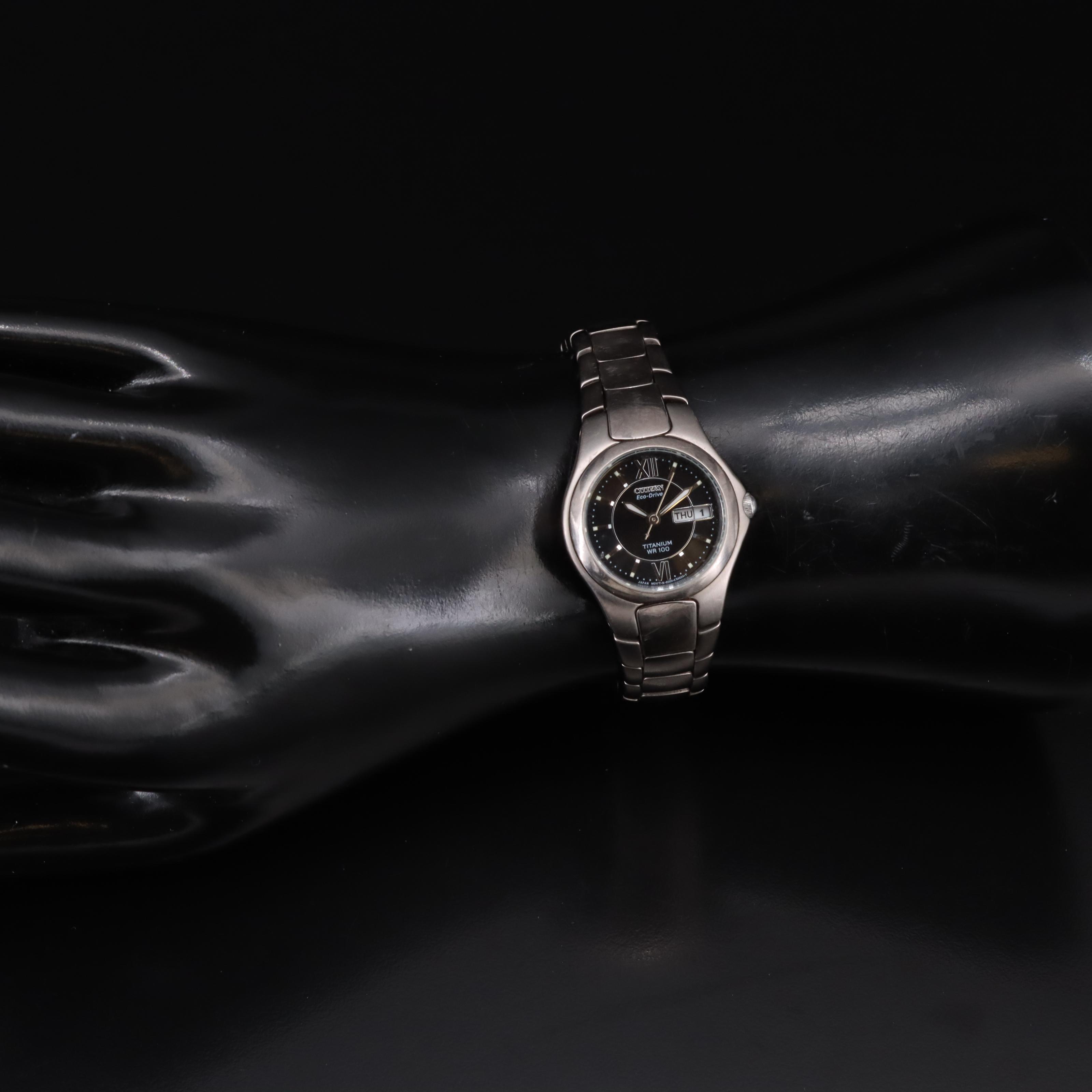 Citizen Eco-Drive Titanium Day-Date Watch