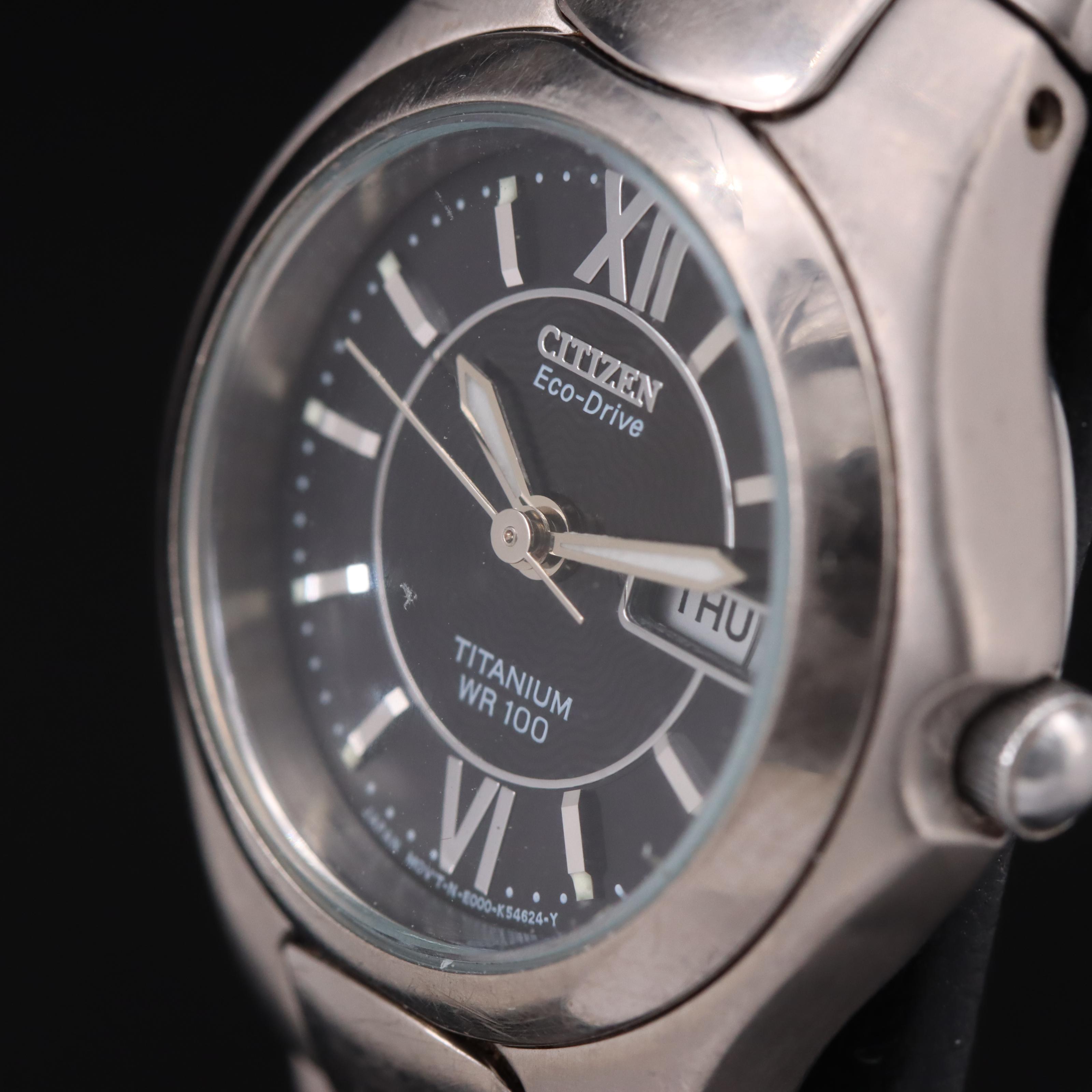 Citizen Eco-Drive Titanium Day-Date Watch