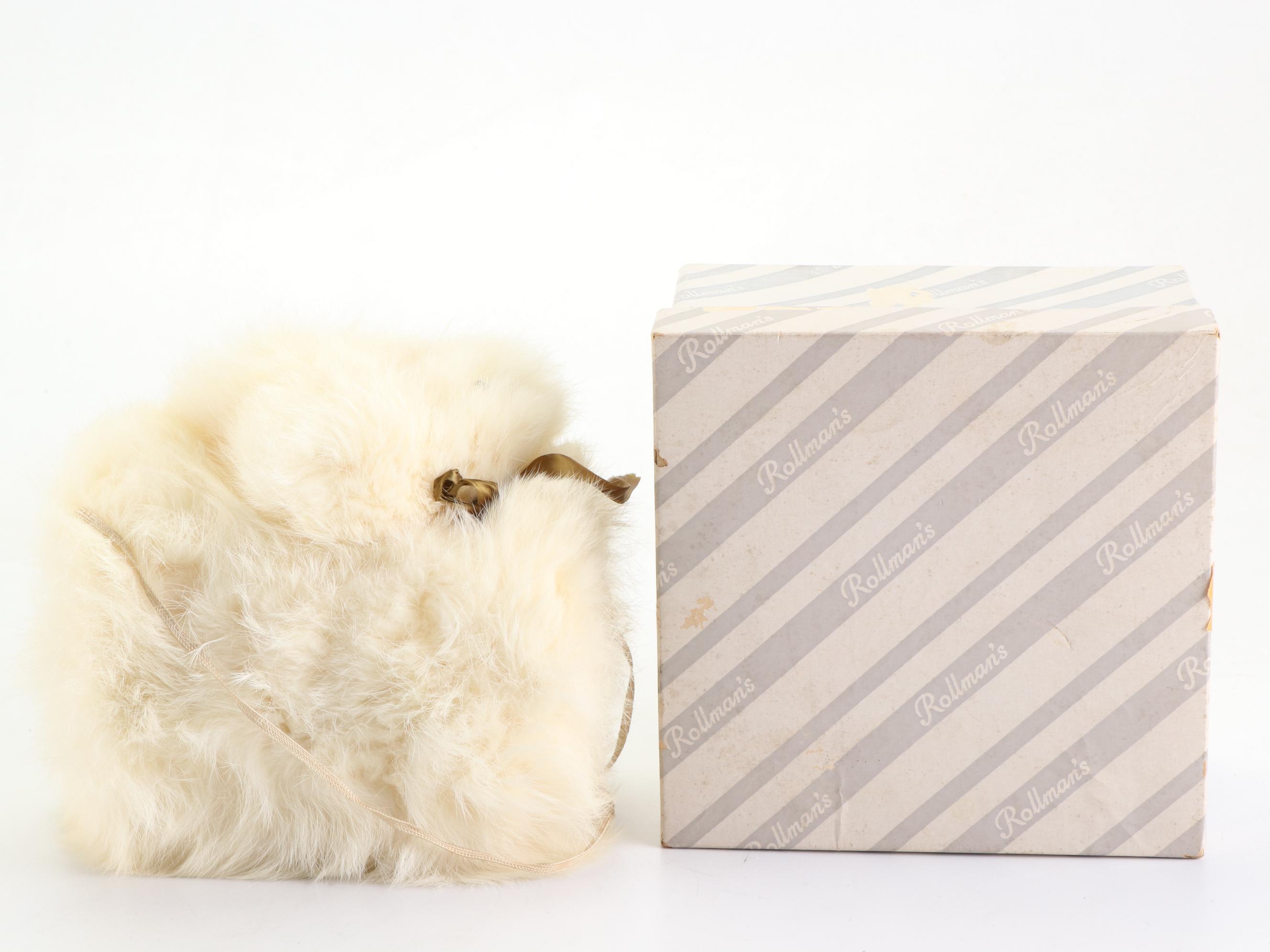 Girls' Rabbit Fur Muff