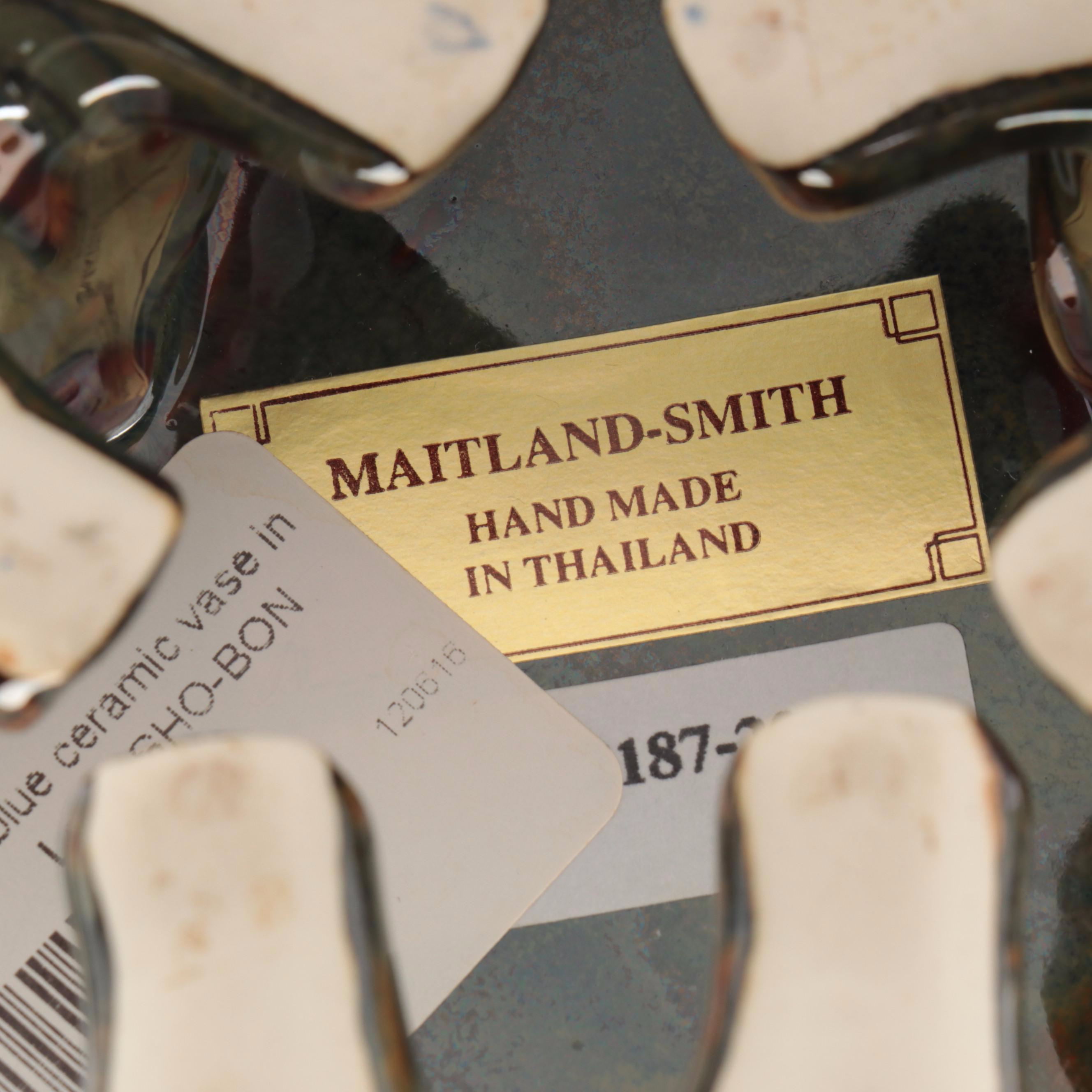 Maitland-Smith Elephant Base Urn