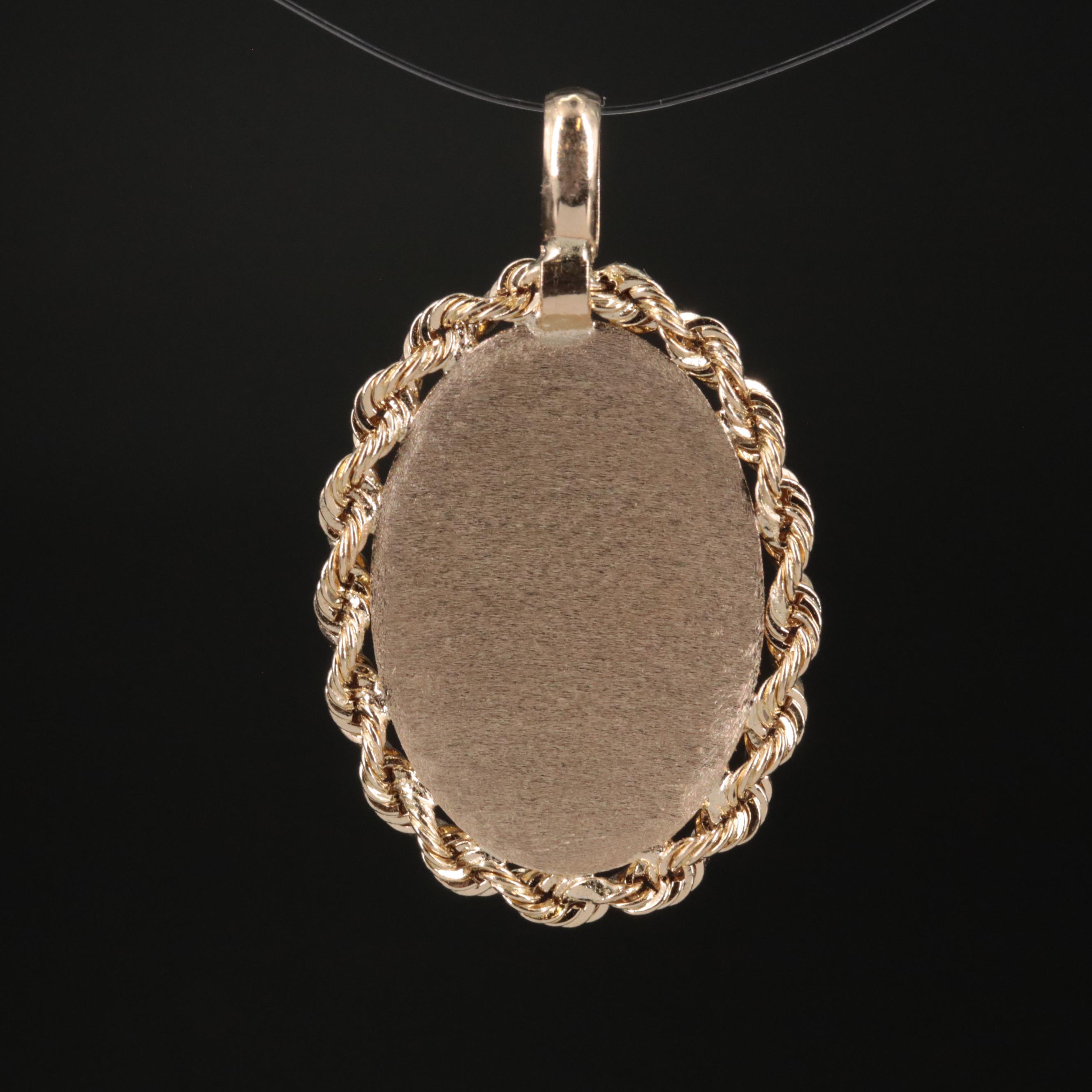 10K Mother Mary Pendant