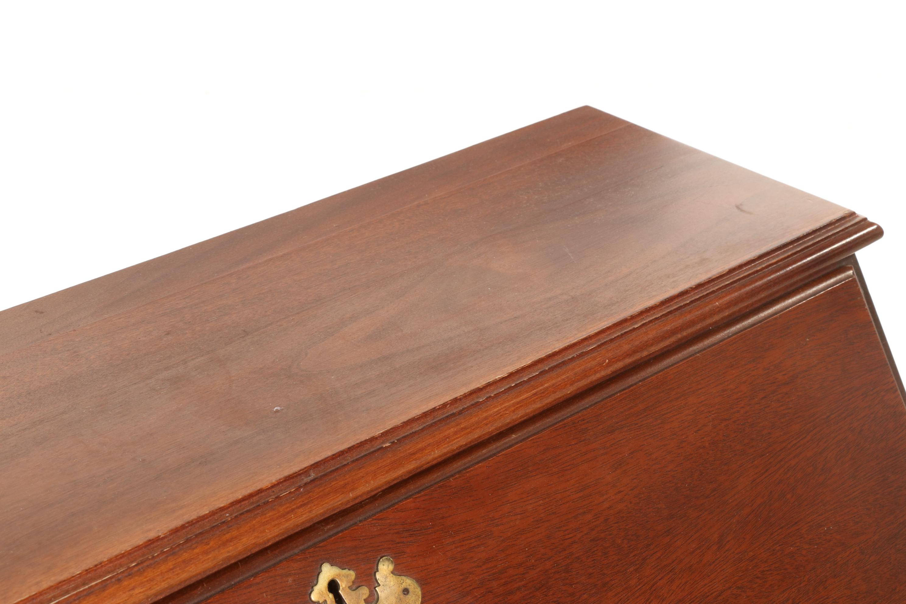 Chippendale Style Mahogany Slant-Front Desk