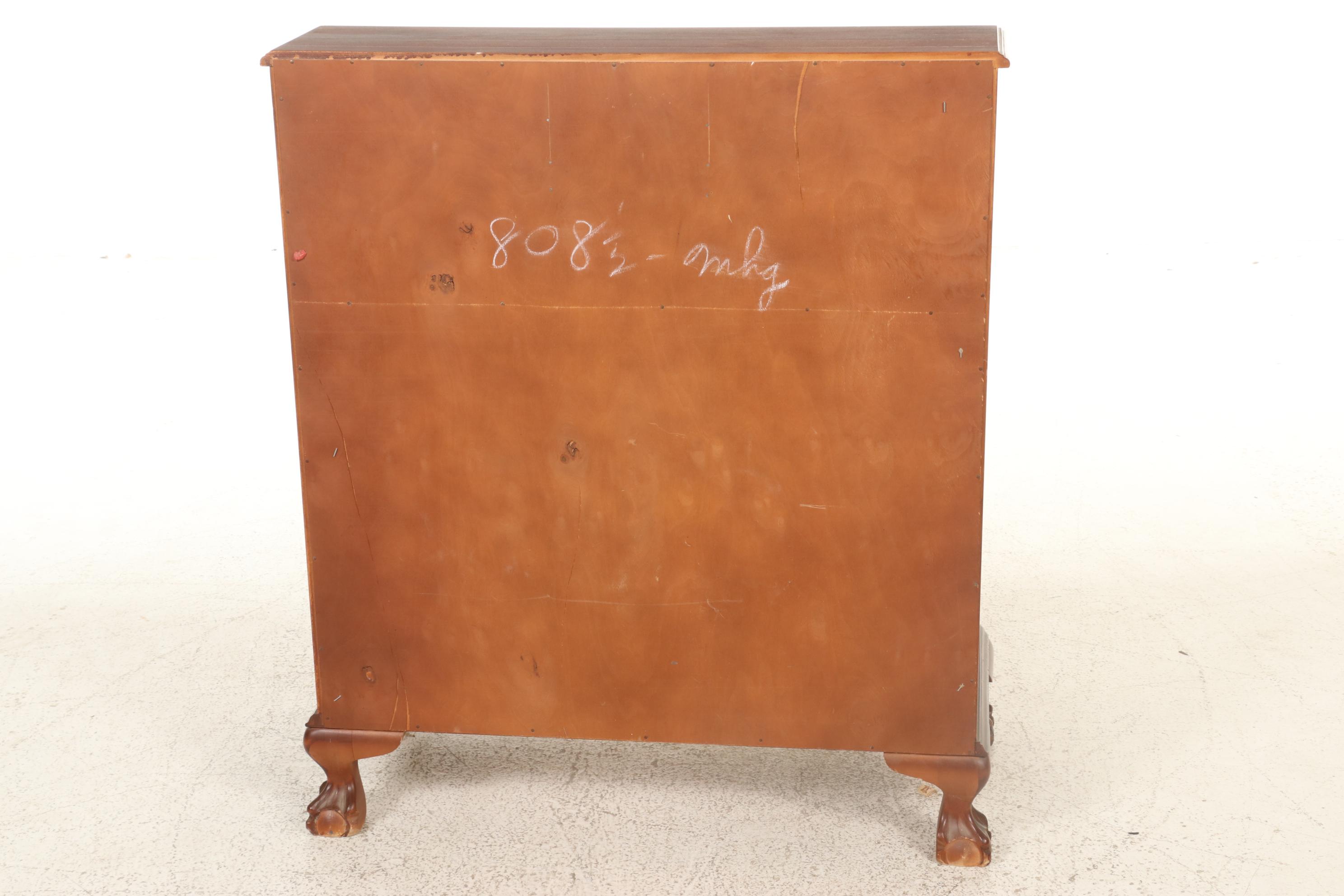 Chippendale Style Mahogany Slant-Front Desk