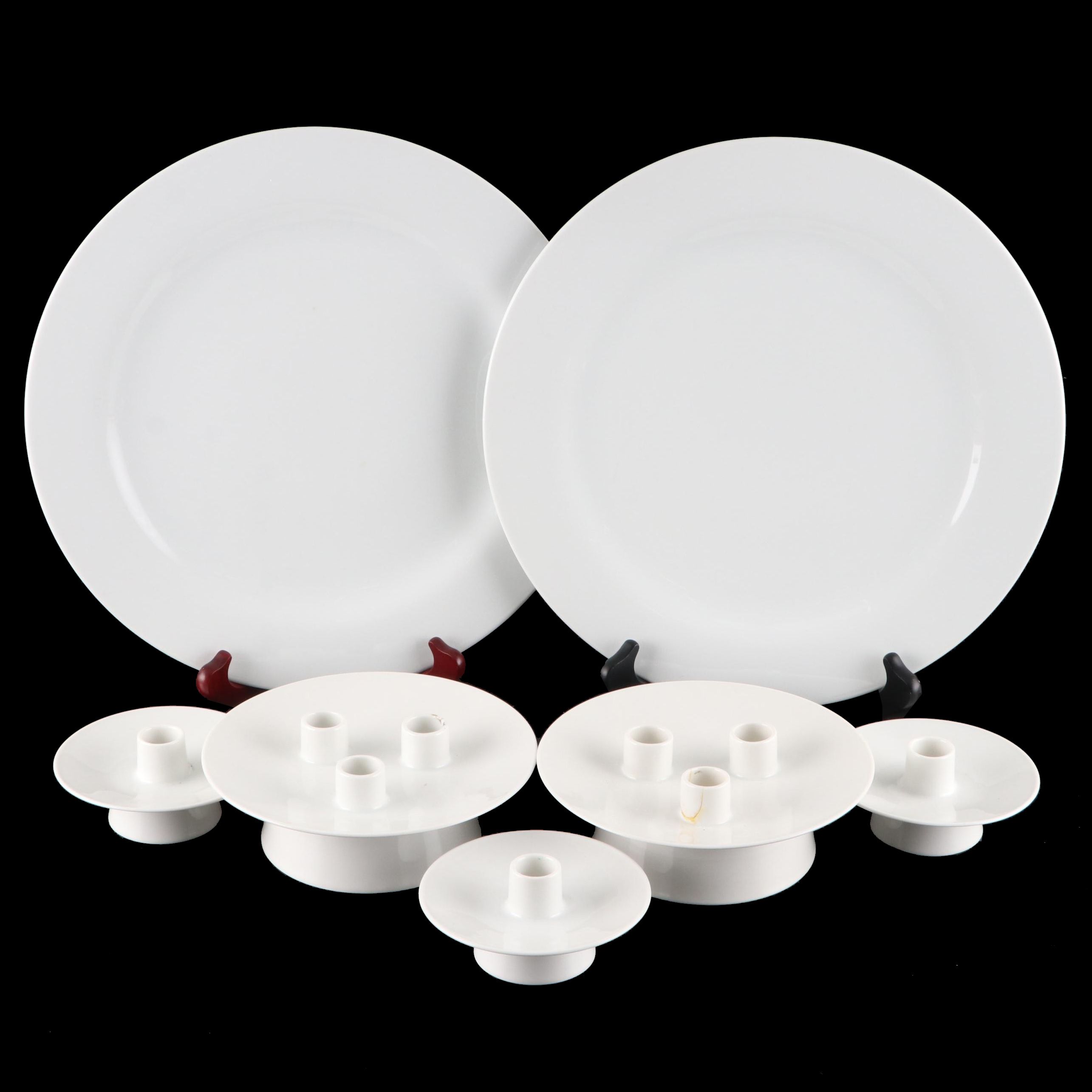 Rosenthal Studio-Line "Form 2000" Candleholders and Chargers