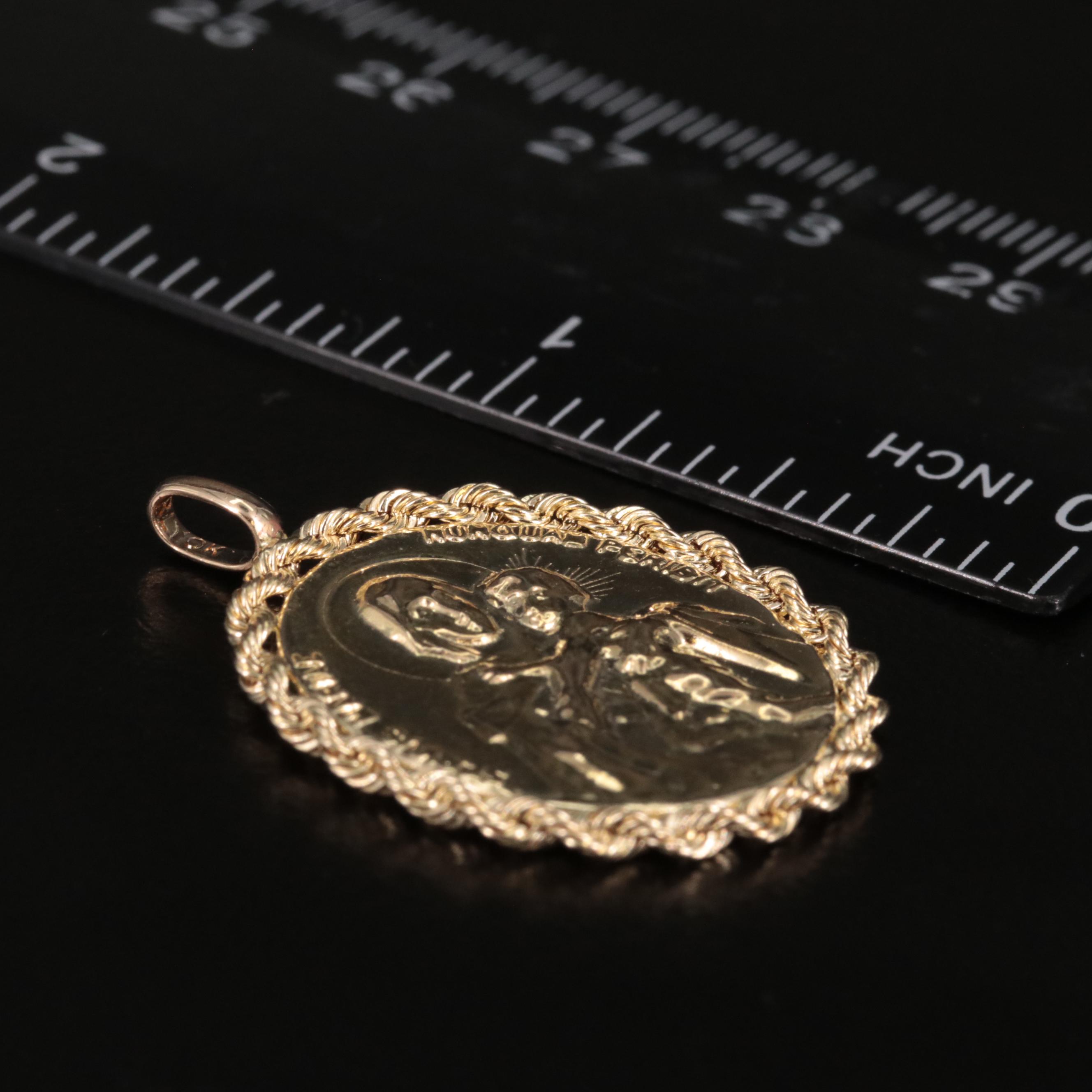 10k Religious Pendant