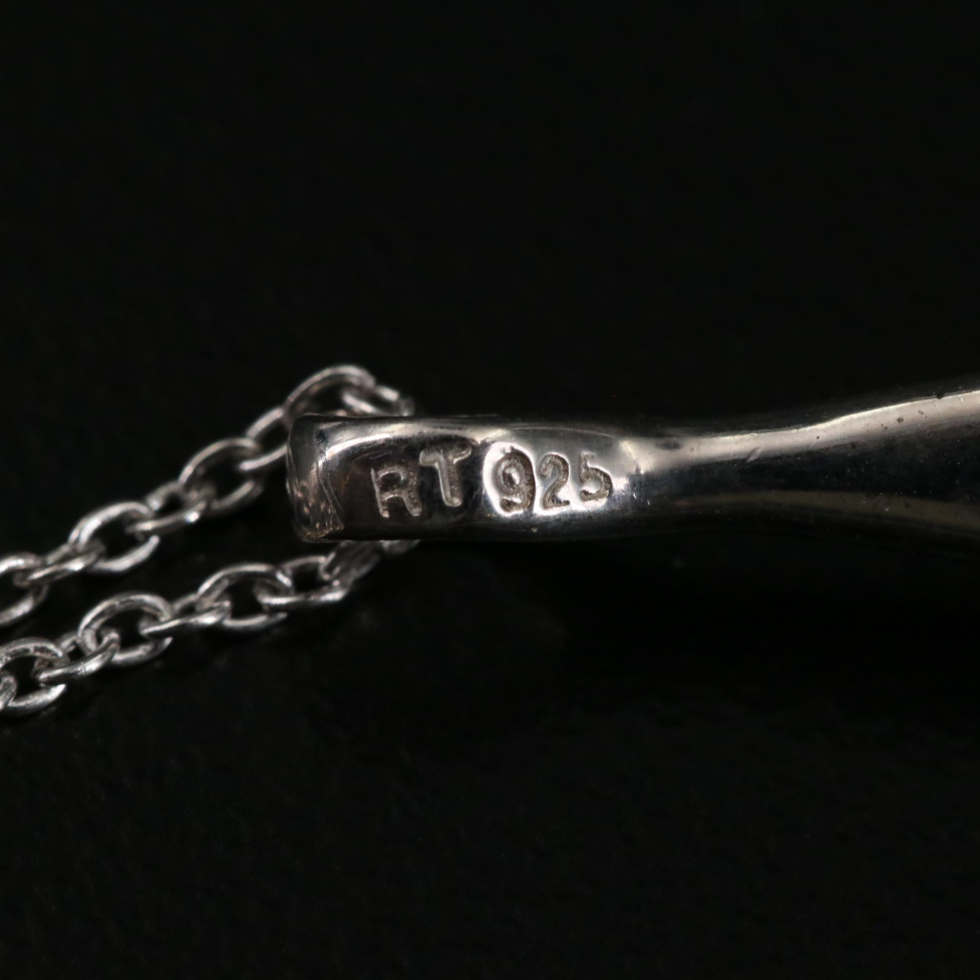 Sterling Amethyst Pendant Necklace