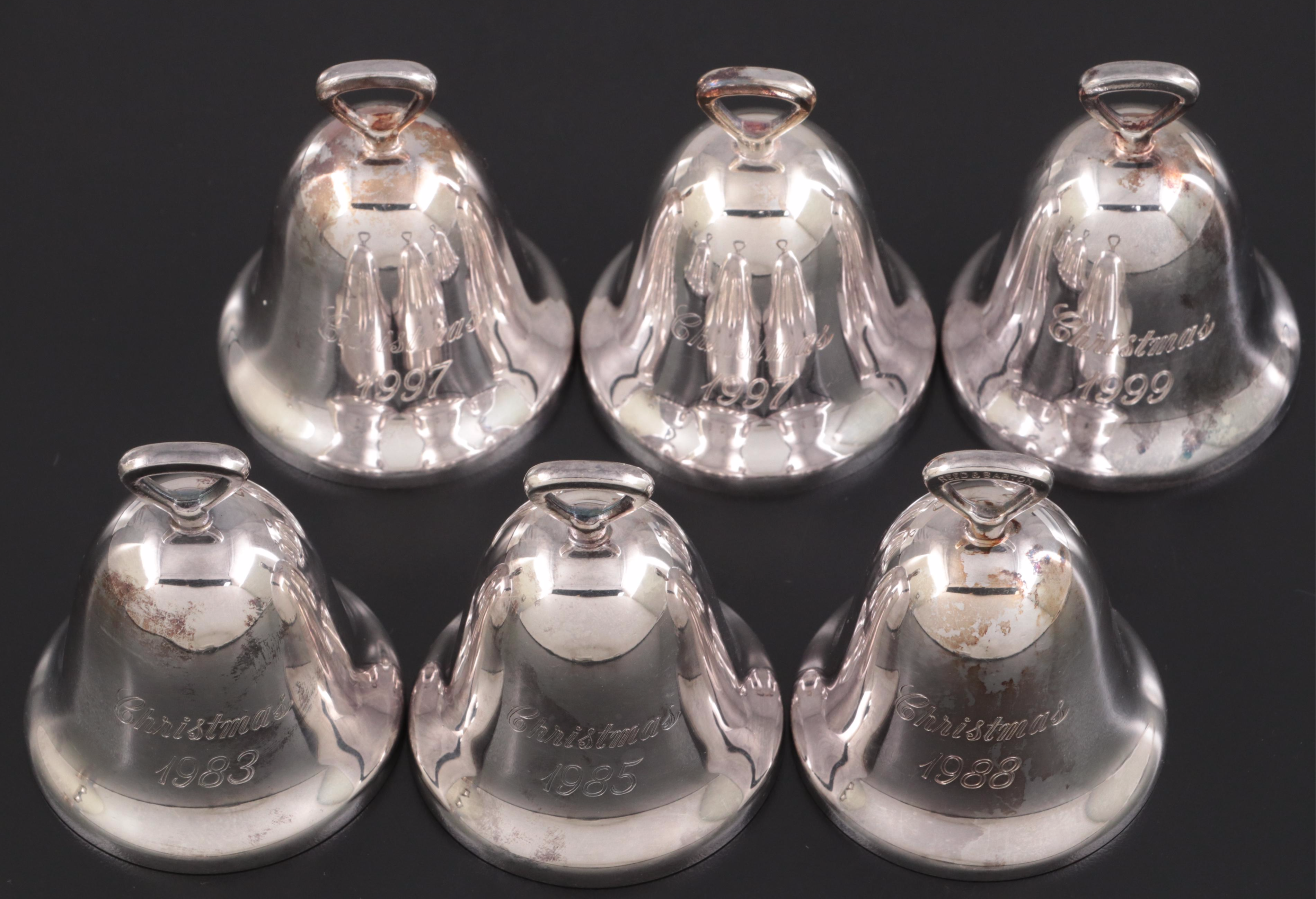 Moses Stemmed Kiddush Cup with Christmas Bell Collection