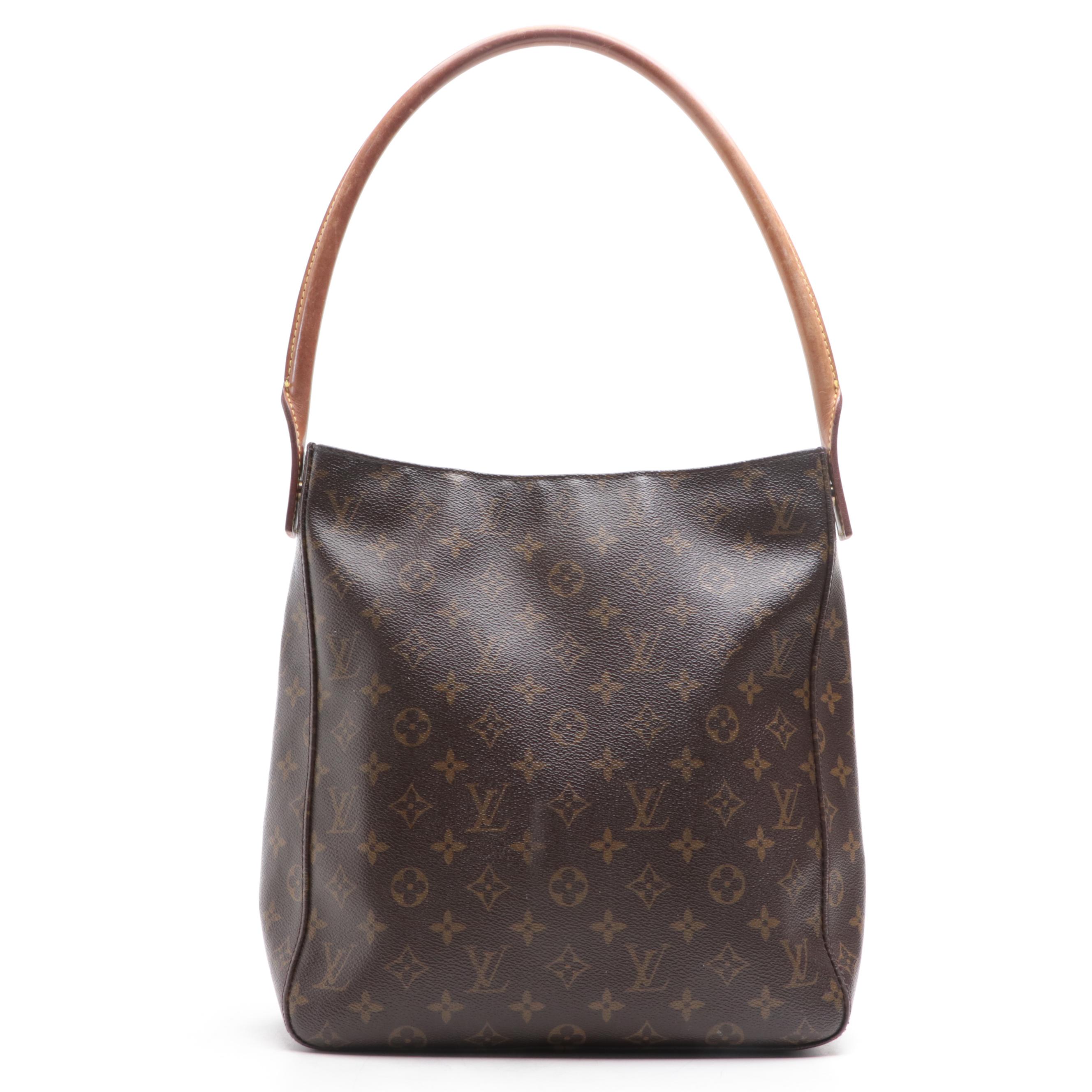 Louis Vuitton Looping GM Bag in Monogram Canvas and Vachetta Leather