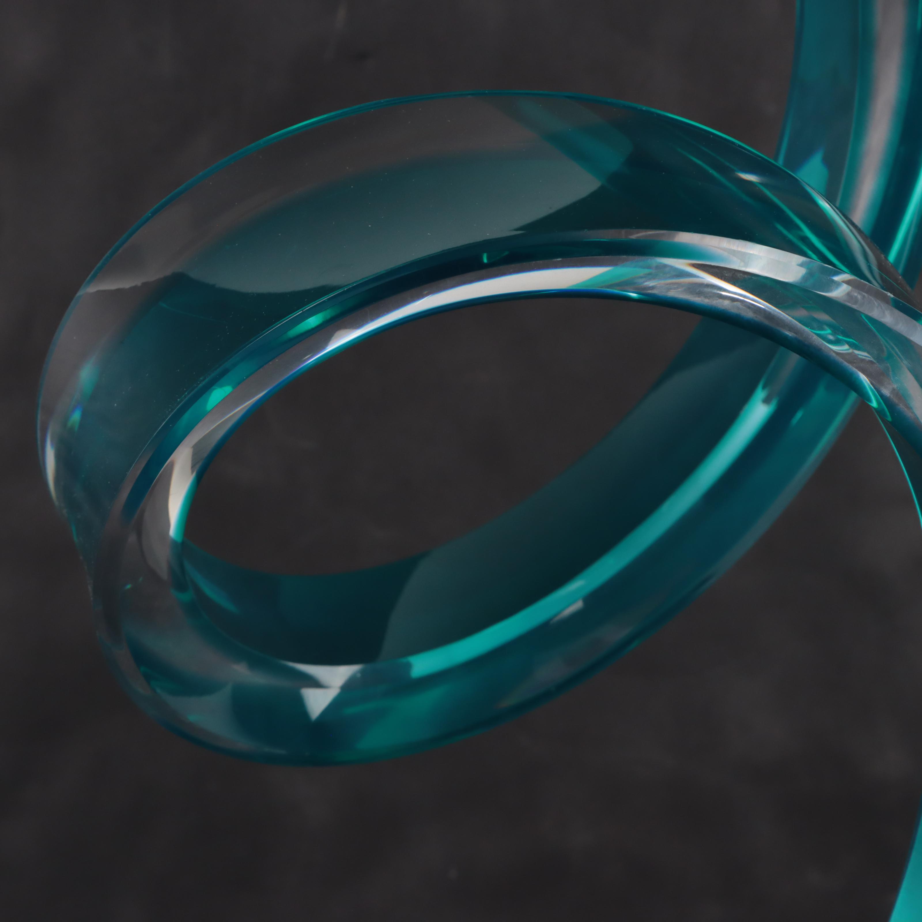 Muniz Acrylic Sculpture "Harmony," 21st Century