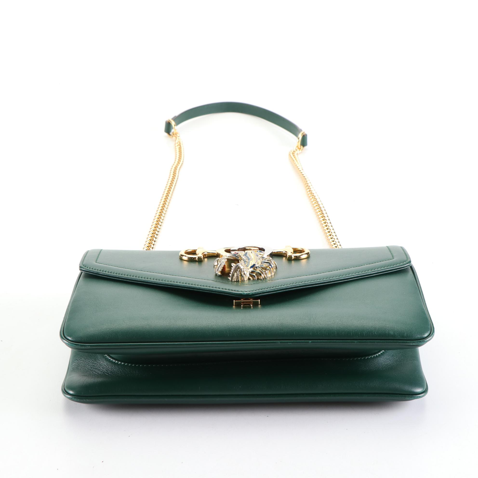 Gucci Rajah Flap Crossbody Bag Medium in Calfskin Leather