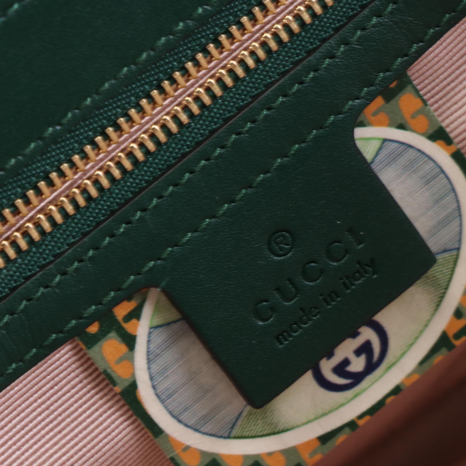 Gucci Rajah Flap Crossbody Bag Medium in Calfskin Leather