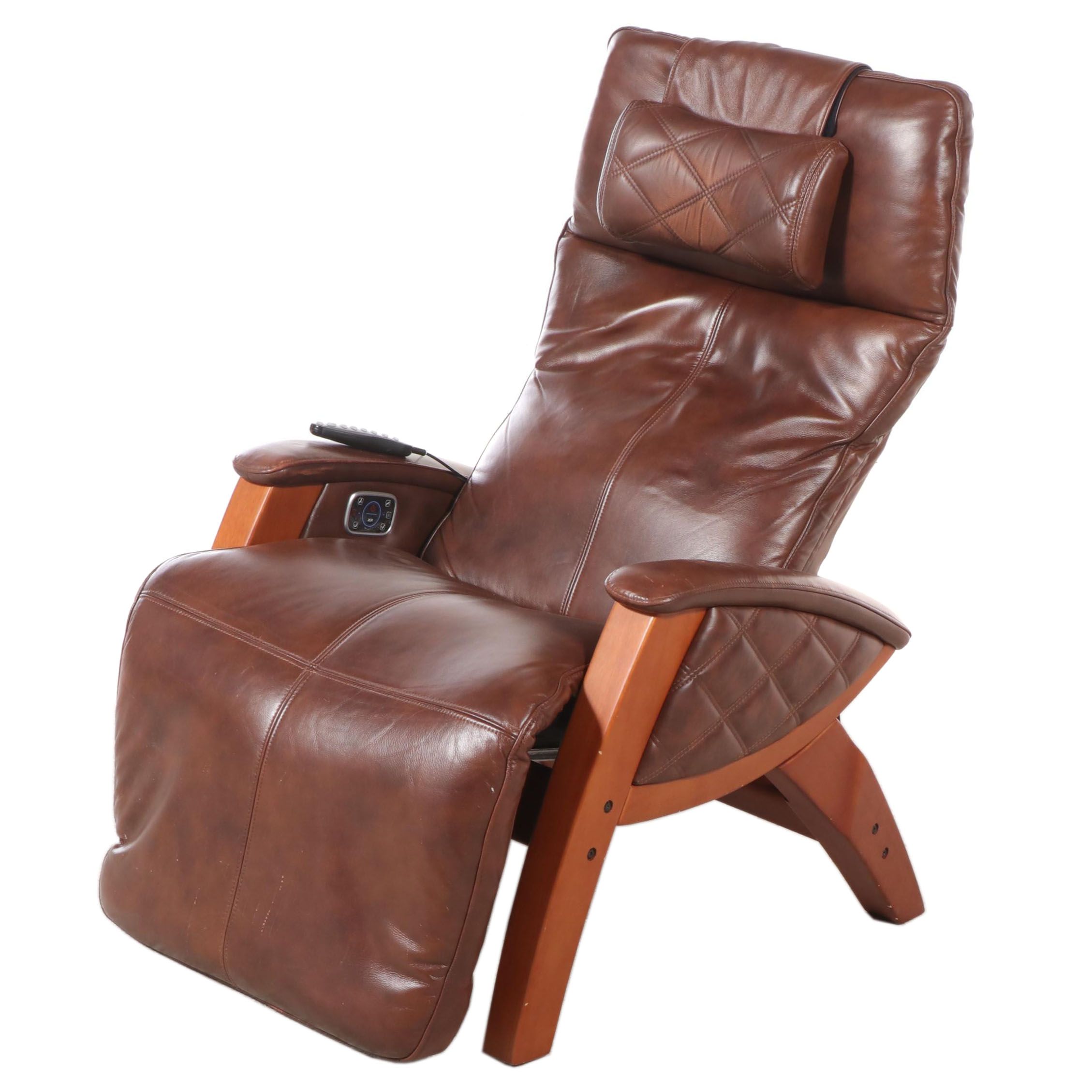 Faux Leather Upholstered Contemporary Power Recliner