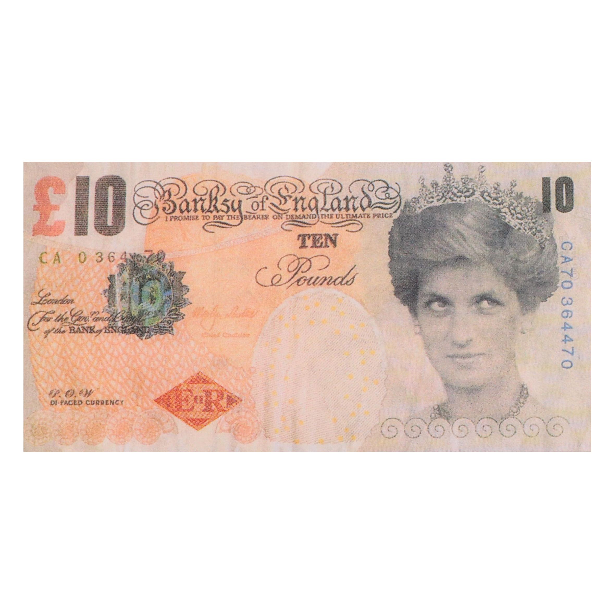 Giclée After Banksy "Di-Faced Tenner," 21st Century