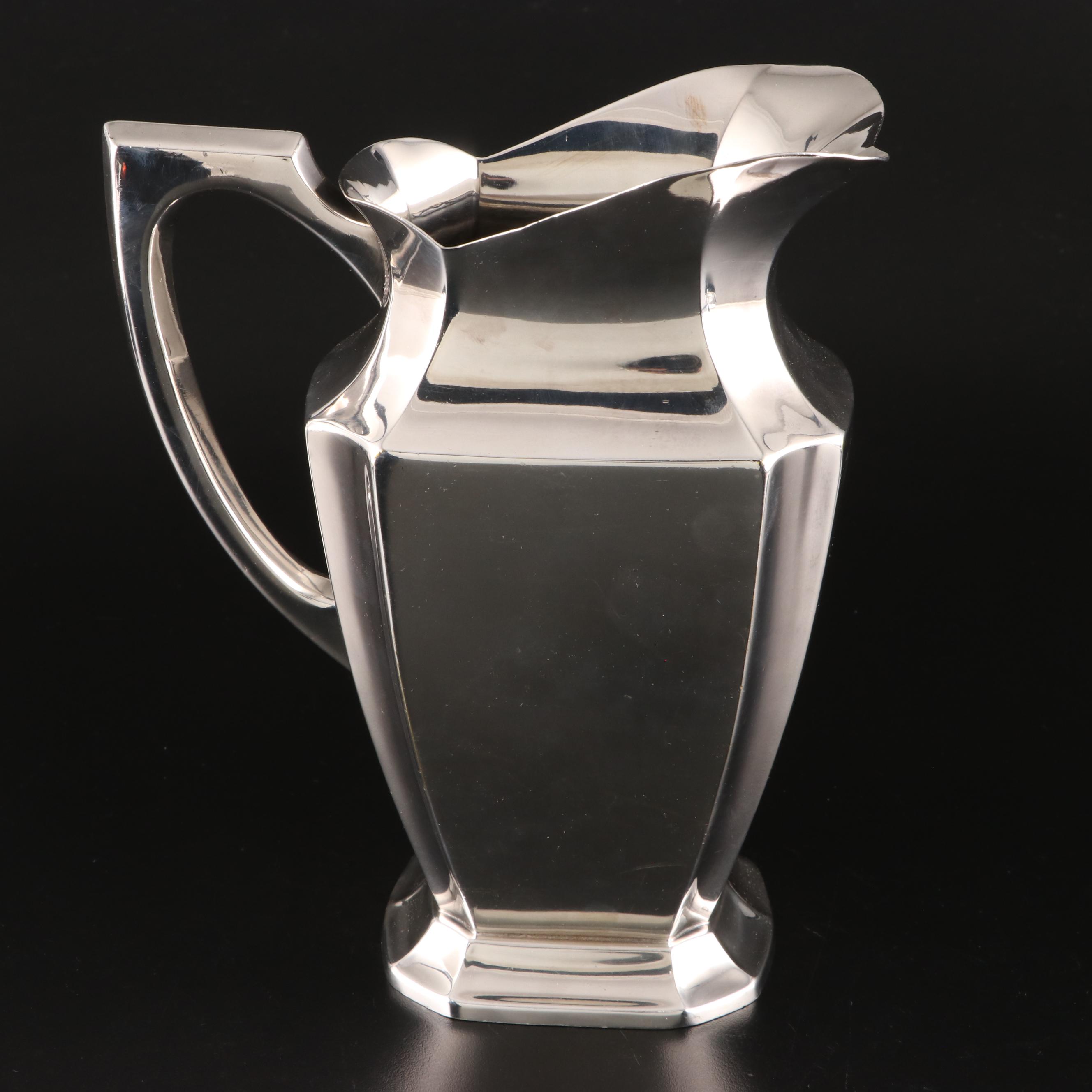 Adams Meat Dome Shaped Wall Sconce with Other Silver Plate Tableware