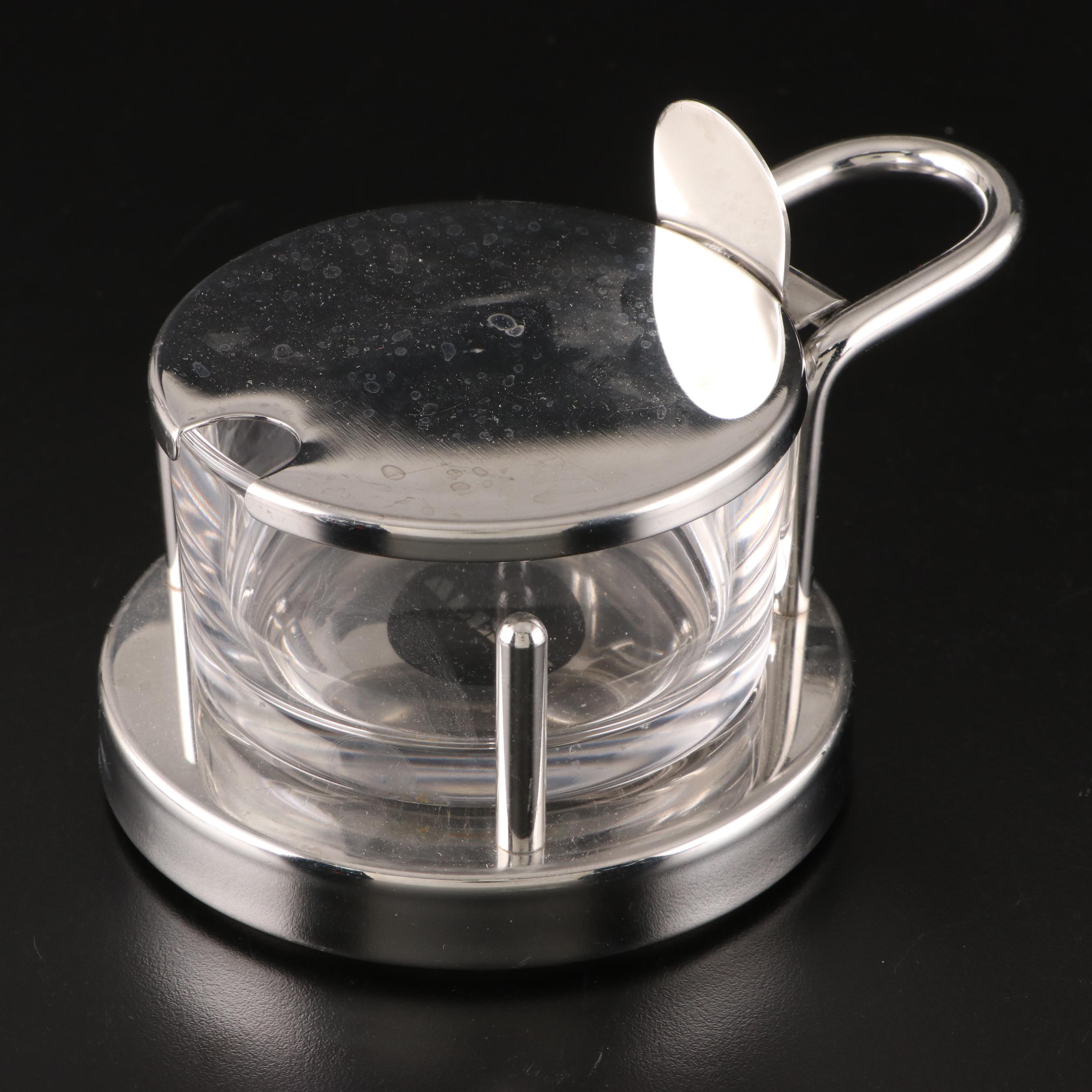 Adams Meat Dome Shaped Wall Sconce with Other Silver Plate Tableware