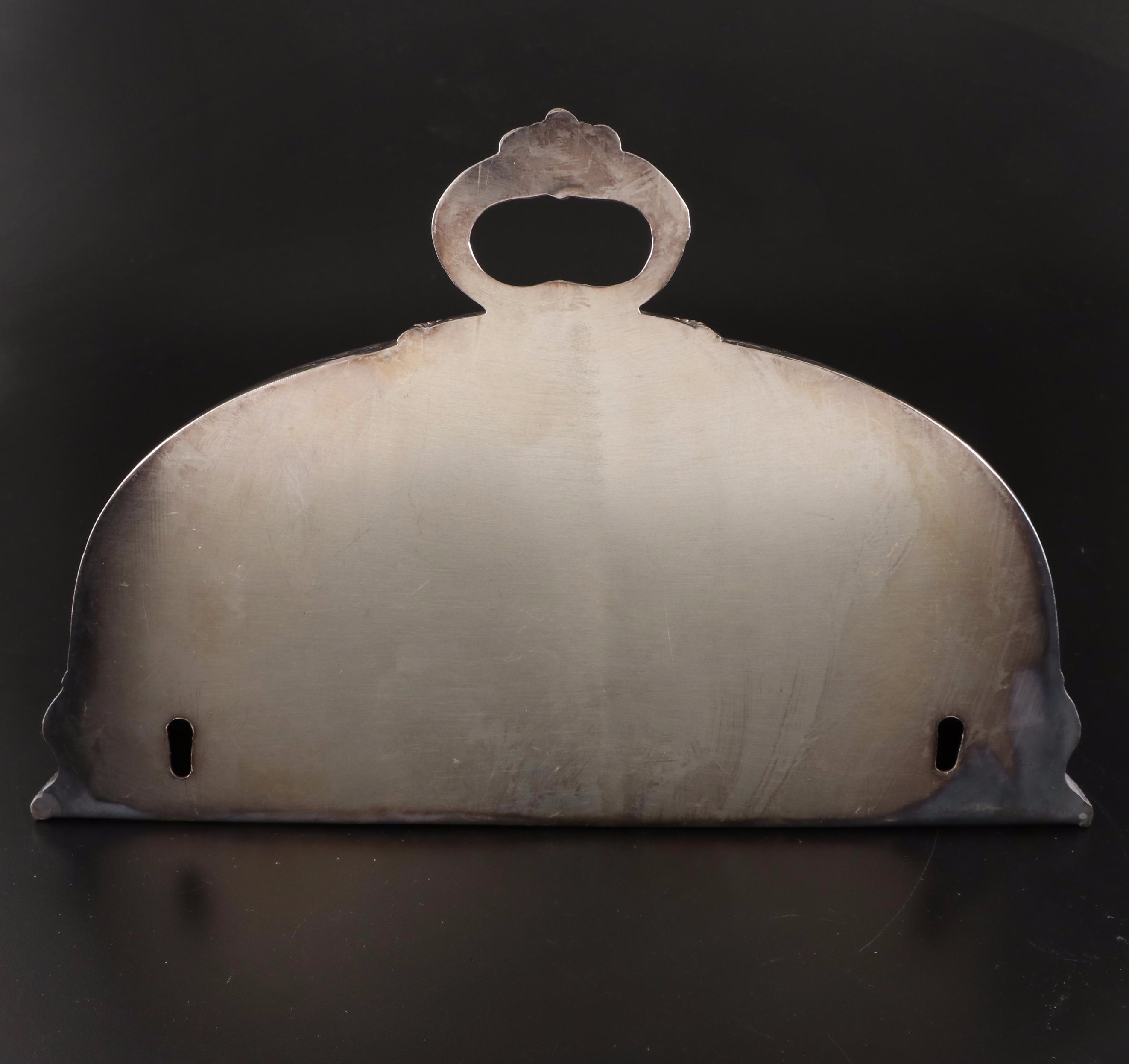 Adams Meat Dome Shaped Wall Sconce with Other Silver Plate Tableware