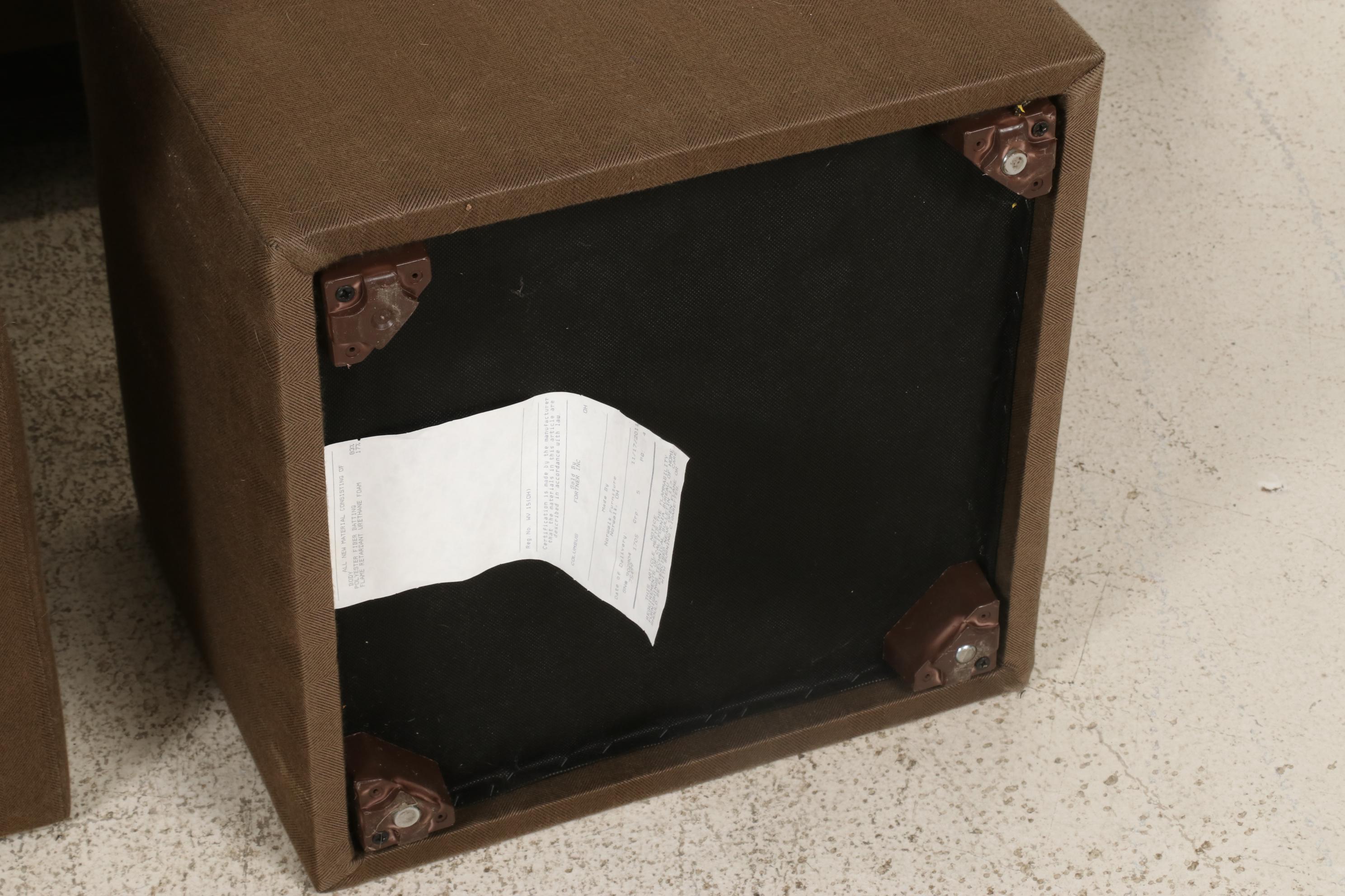 Norwalk Furniture Upholstered Sofa with Ottomans