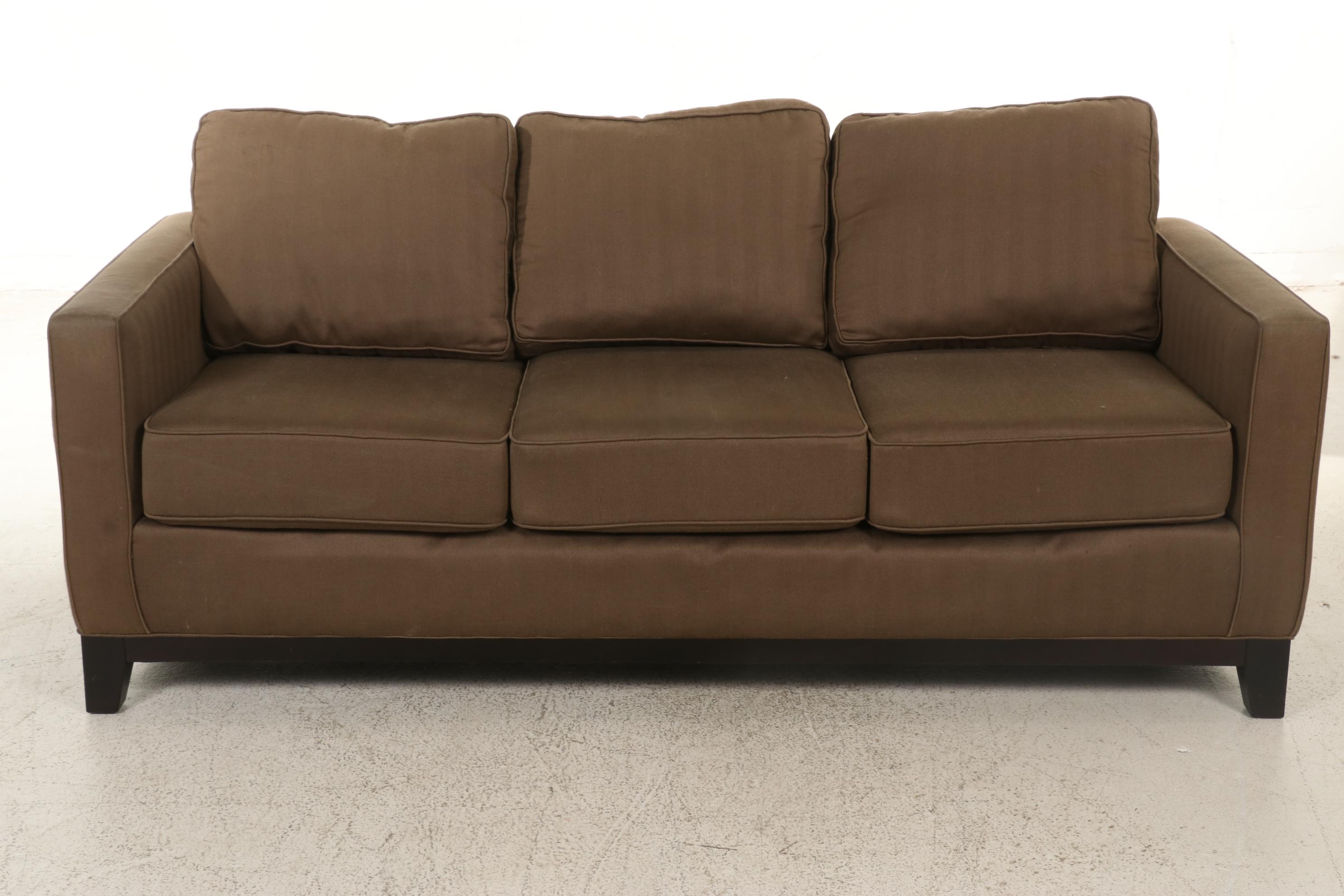 Norwalk Furniture Upholstered Sofa with Ottomans