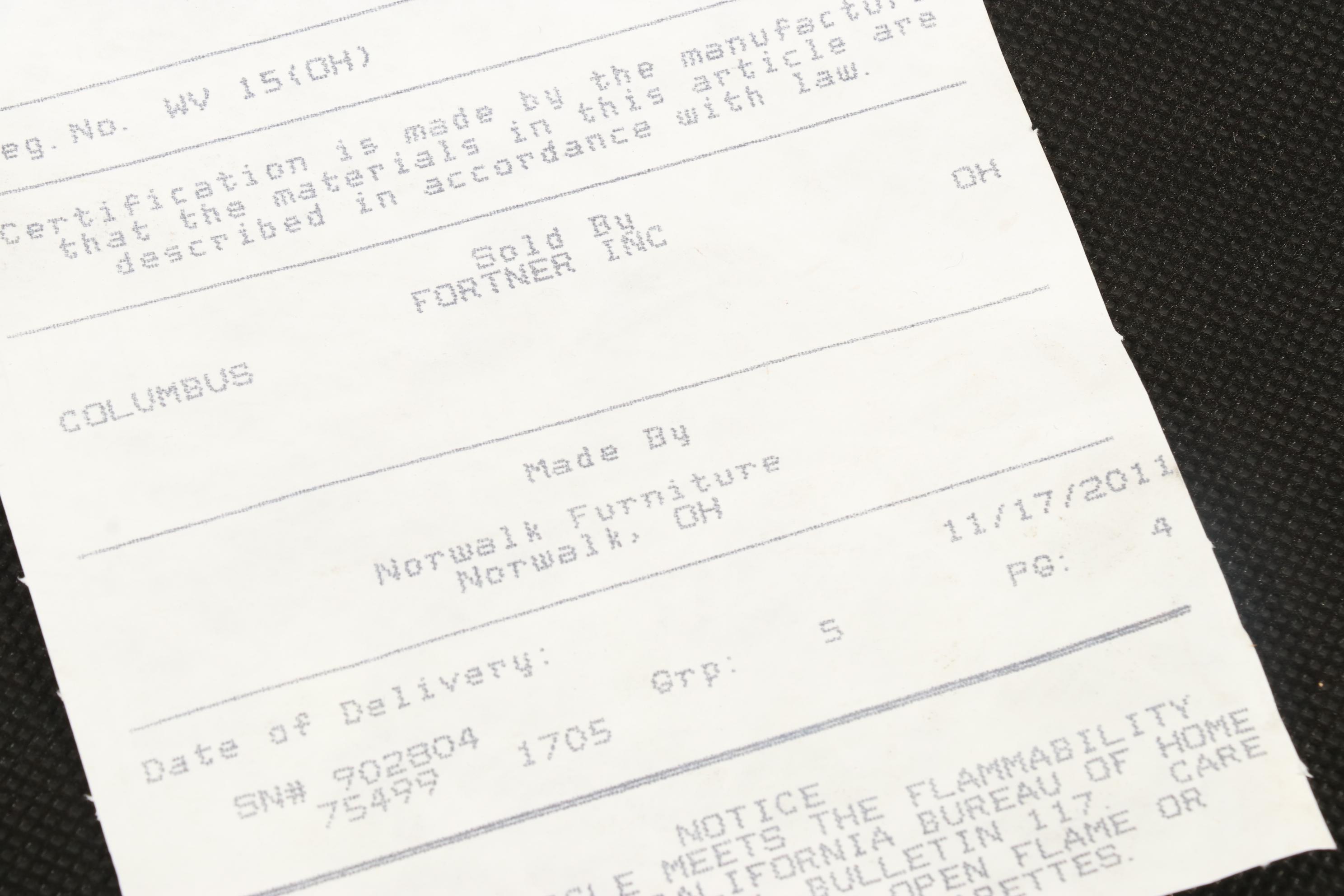 Norwalk Furniture Upholstered Sofa with Ottomans