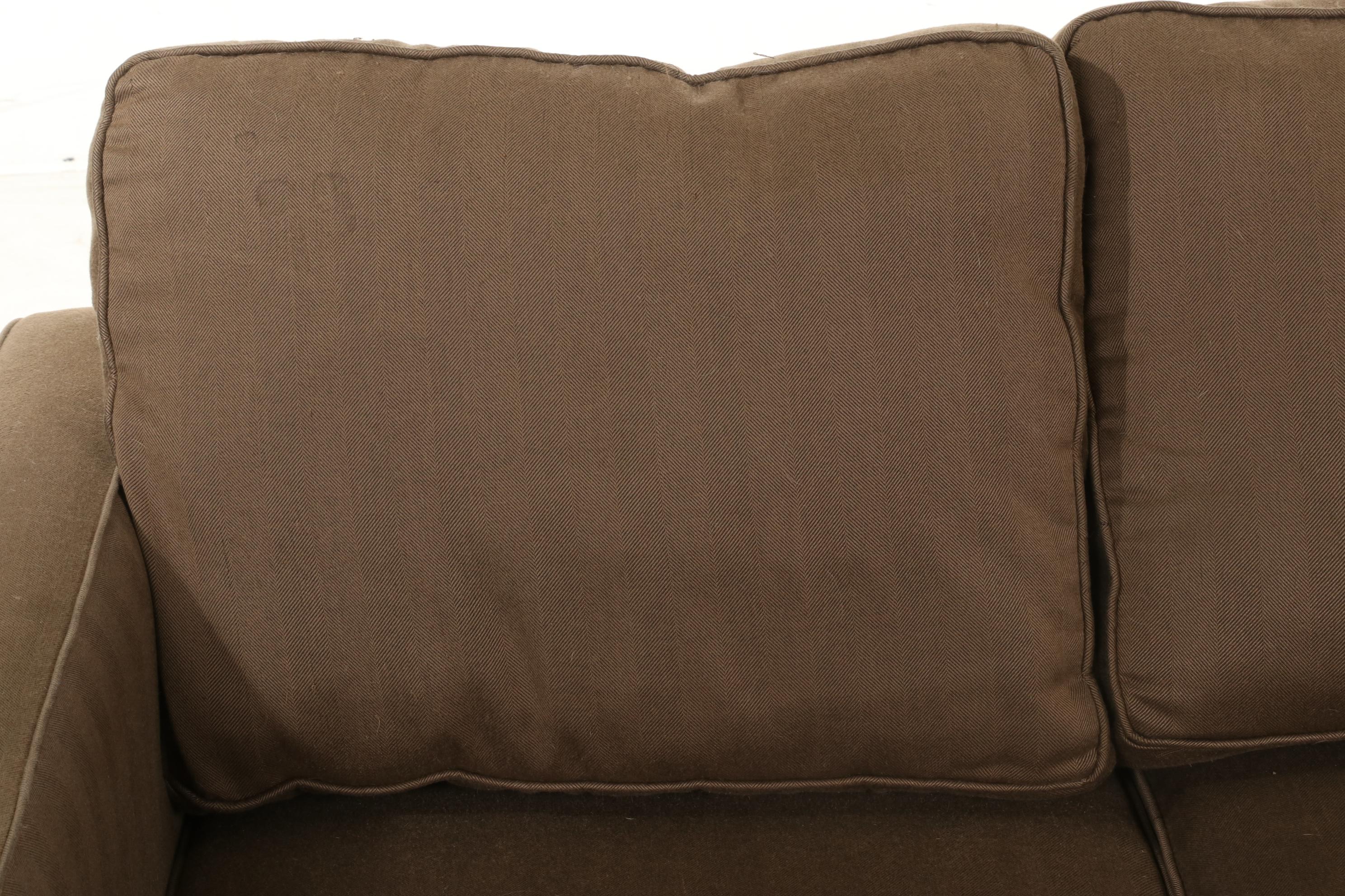 Norwalk Furniture Upholstered Sofa with Ottomans