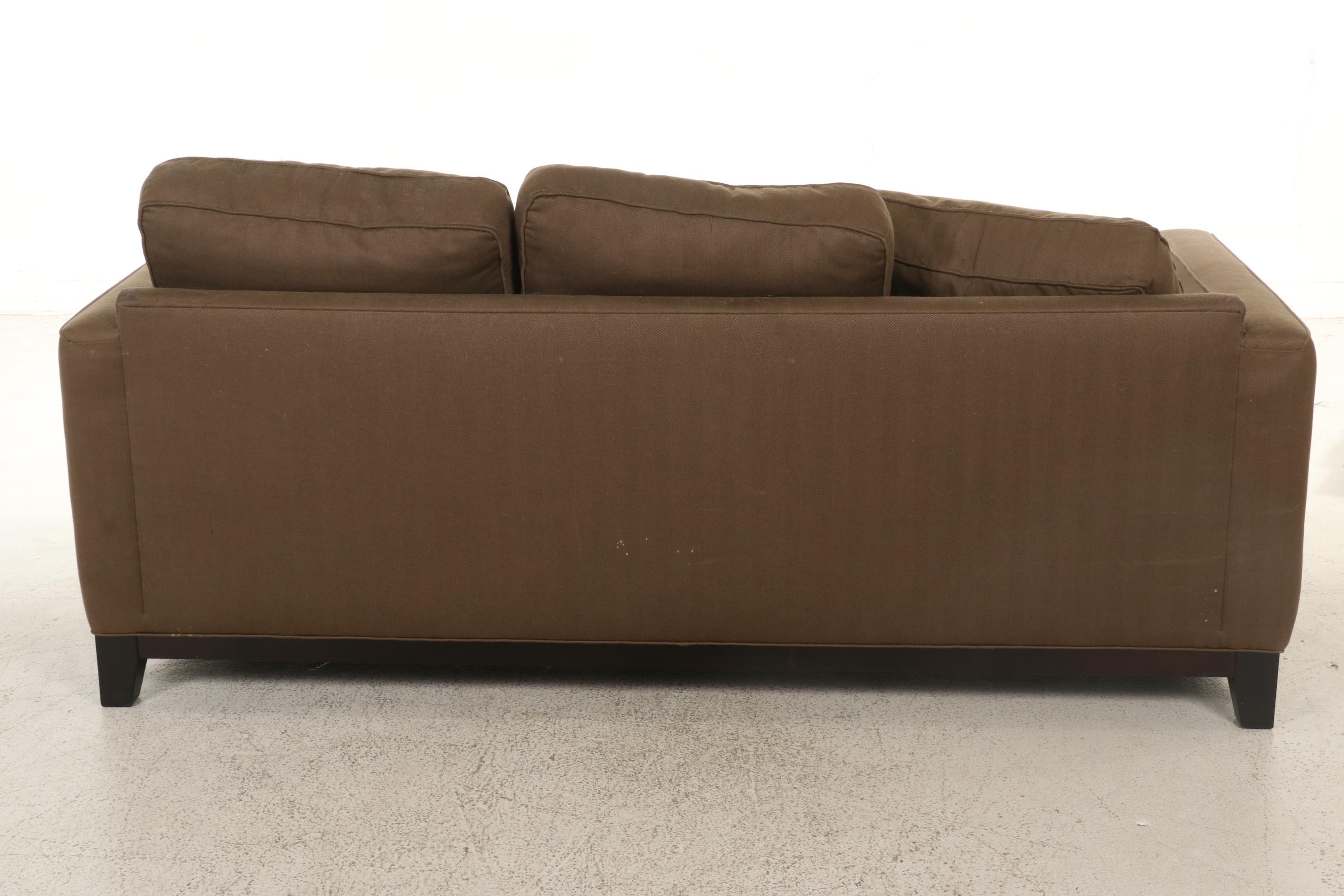 Norwalk Furniture Upholstered Sofa with Ottomans