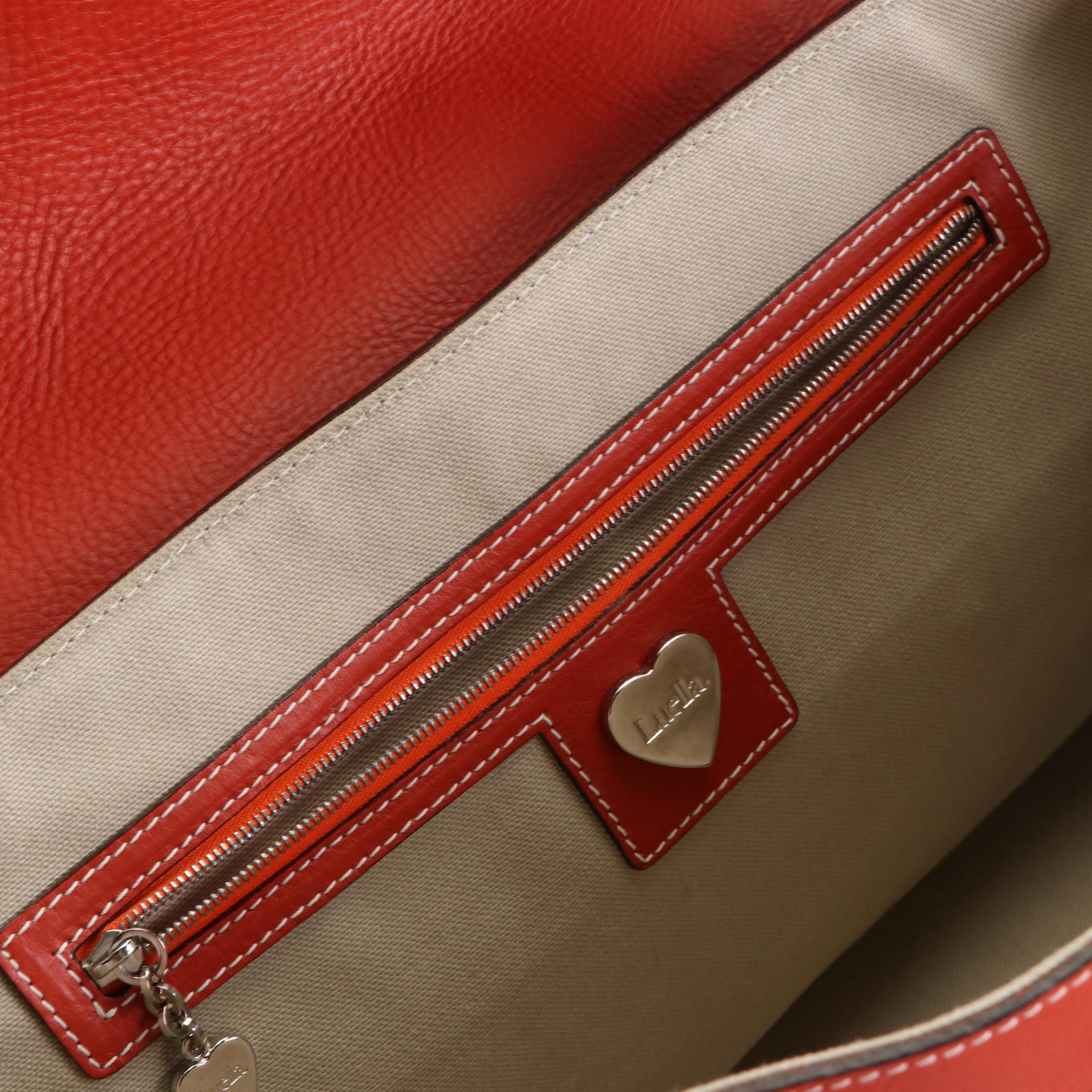 Luella Gisele Satchel in Pebble Grain Leather