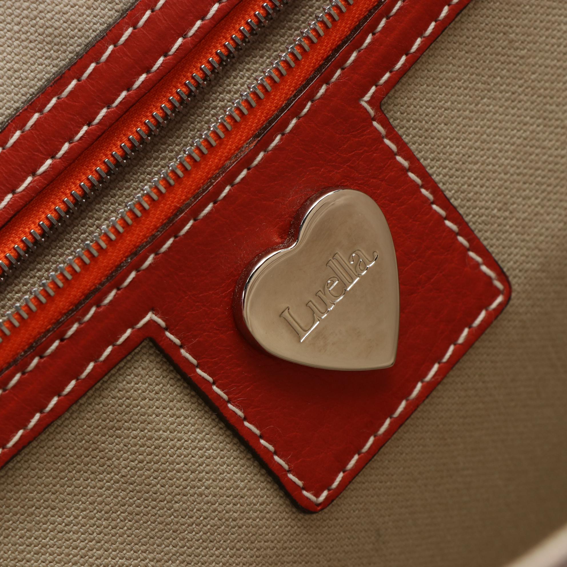 Luella Gisele Satchel in Pebble Grain Leather