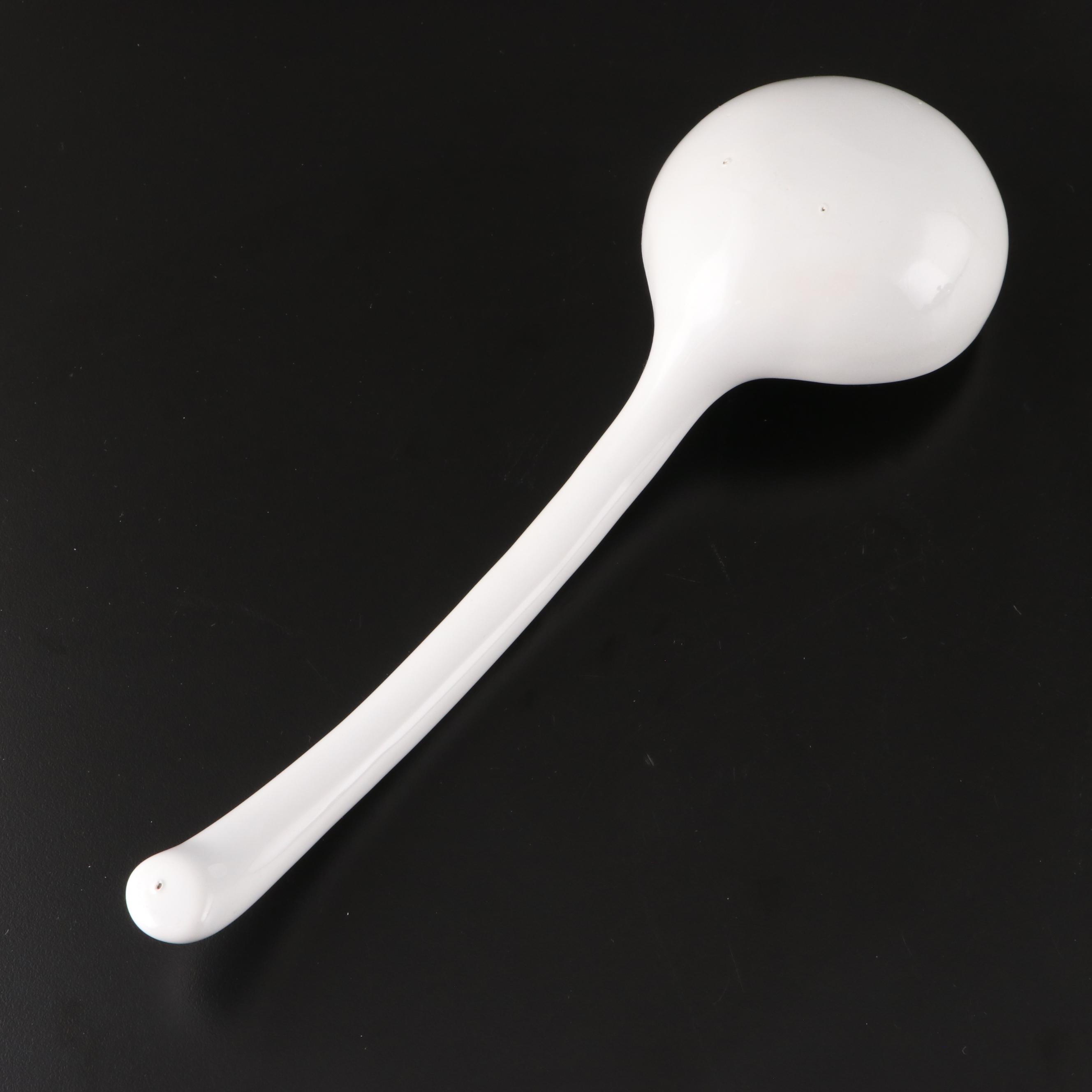 Italian White Glazed Majolica Soup Tureen with Under Platter