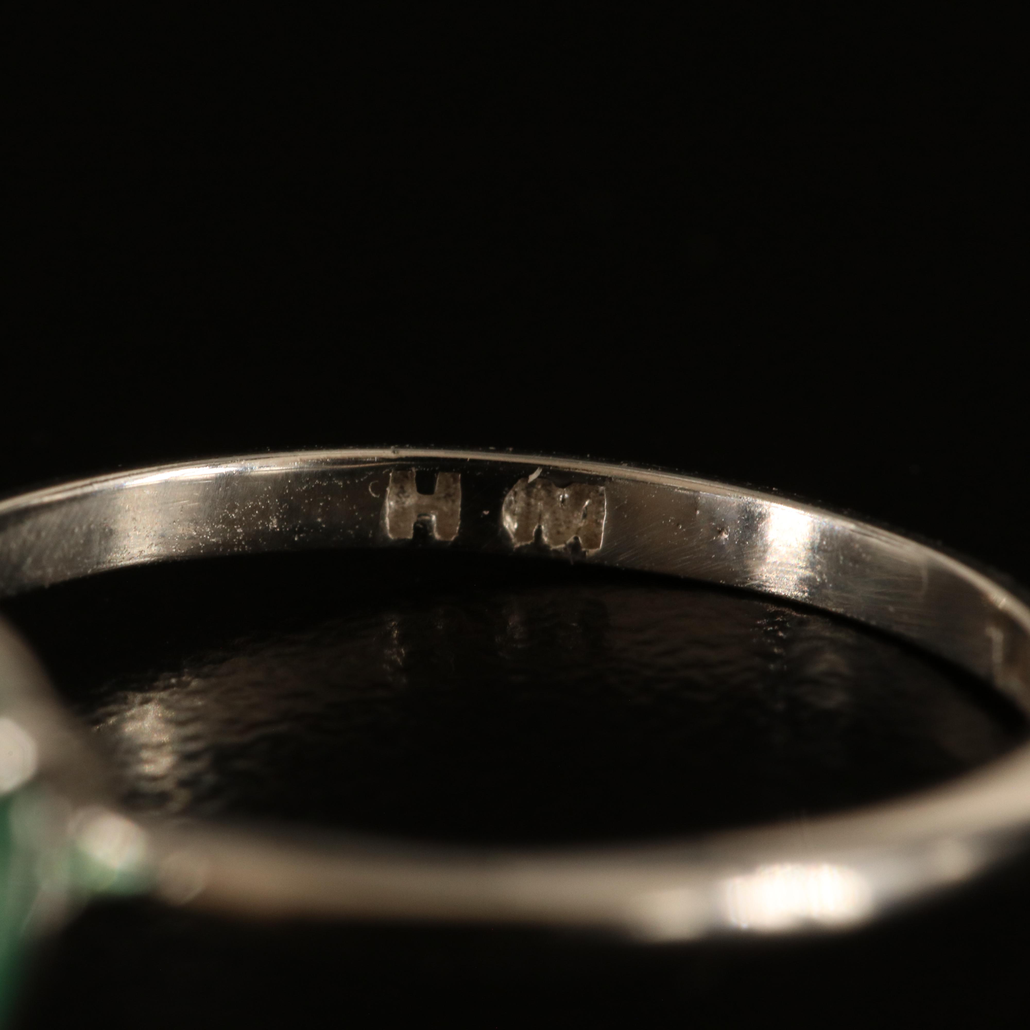 14K 1.05 CT Emerald Solitaire Ring