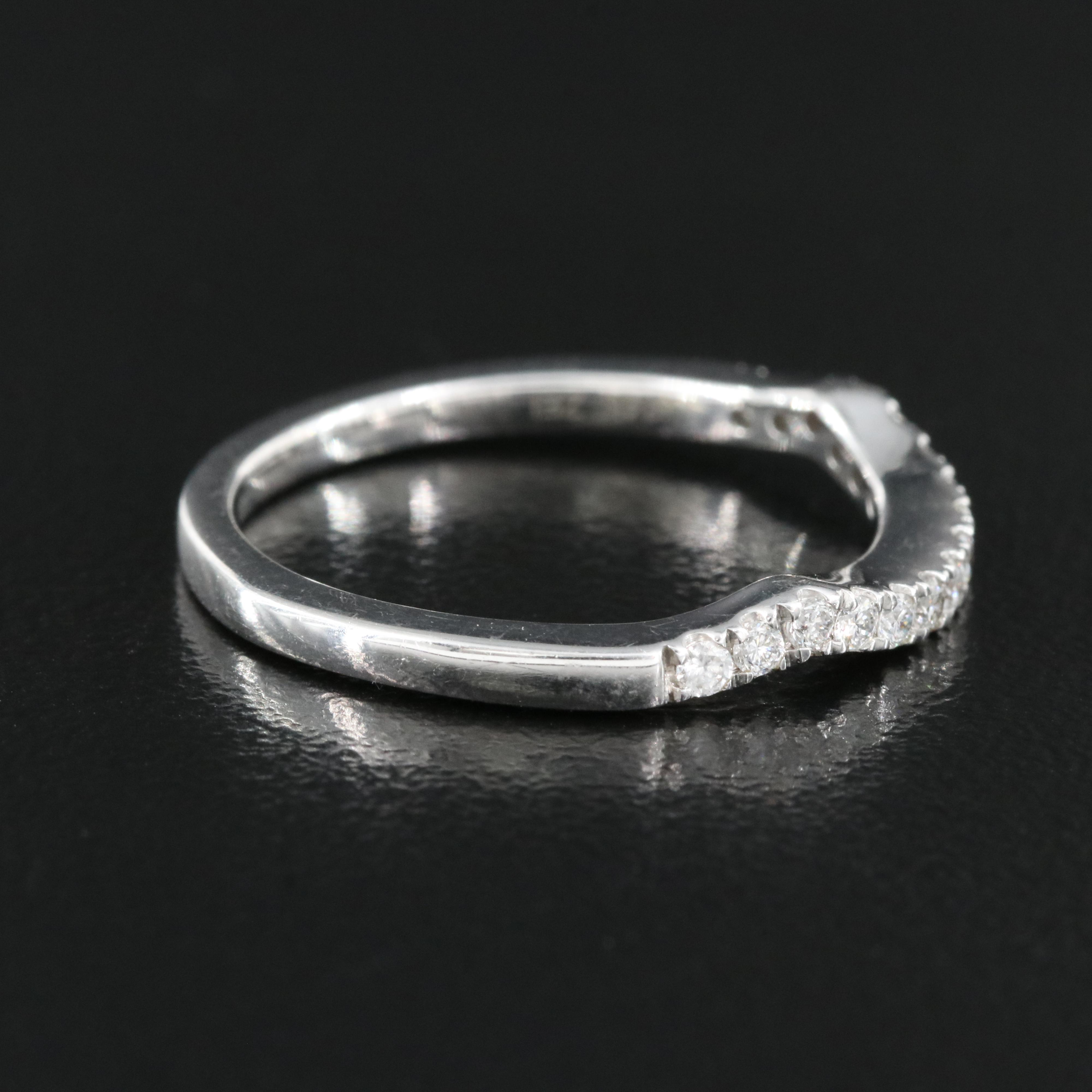 Tolkowsky 14K 0.26 CTW Diamond Contoured Band