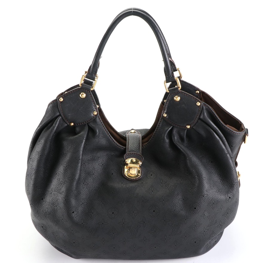 Louis Vuitton L Hobo Tote in Mahina Leather