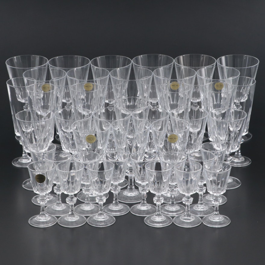 Princess House "Esprit" Crystal Water Goblets and Stemware