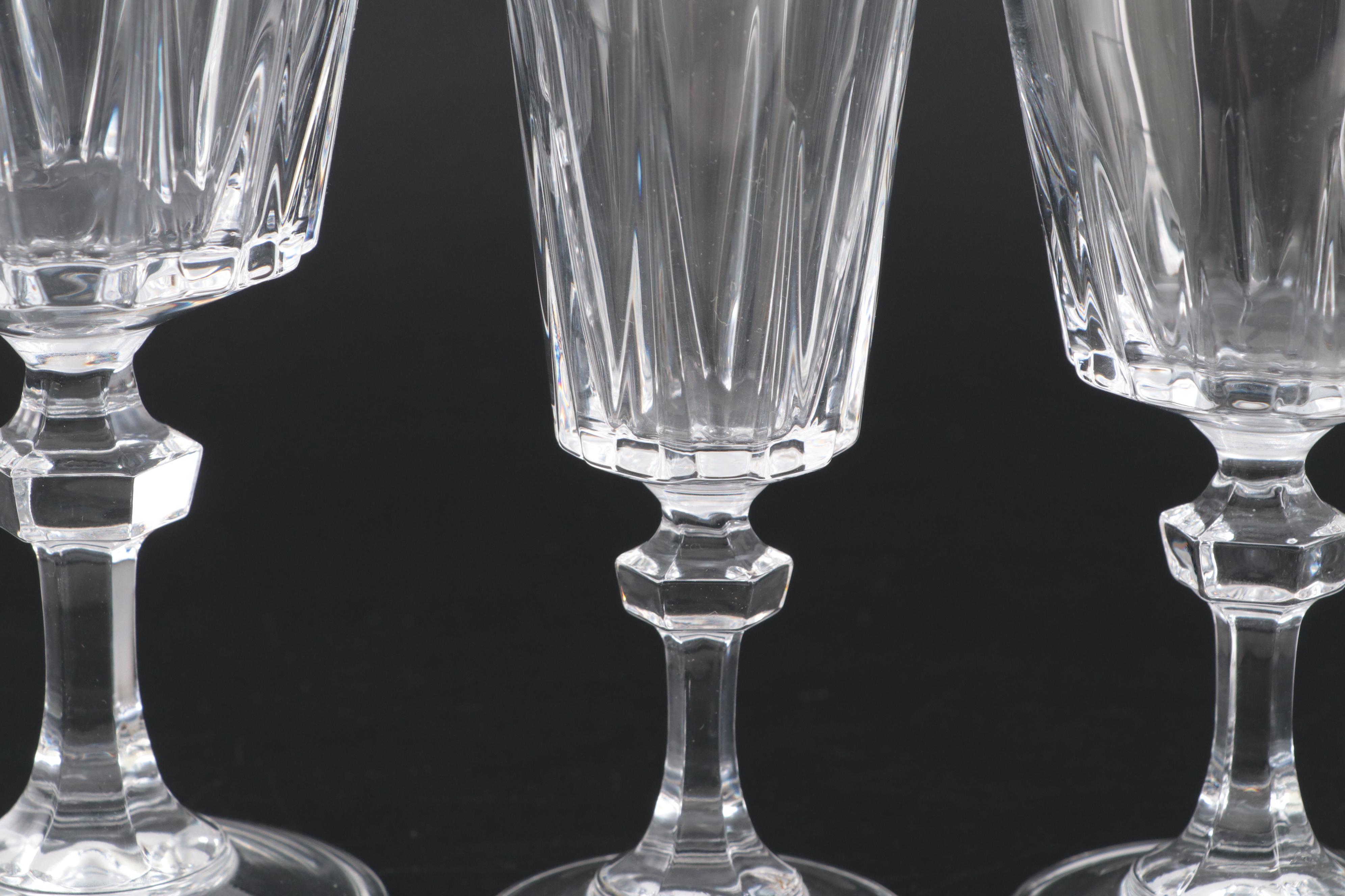 Princess House "Esprit" Crystal Water Goblets and Stemware