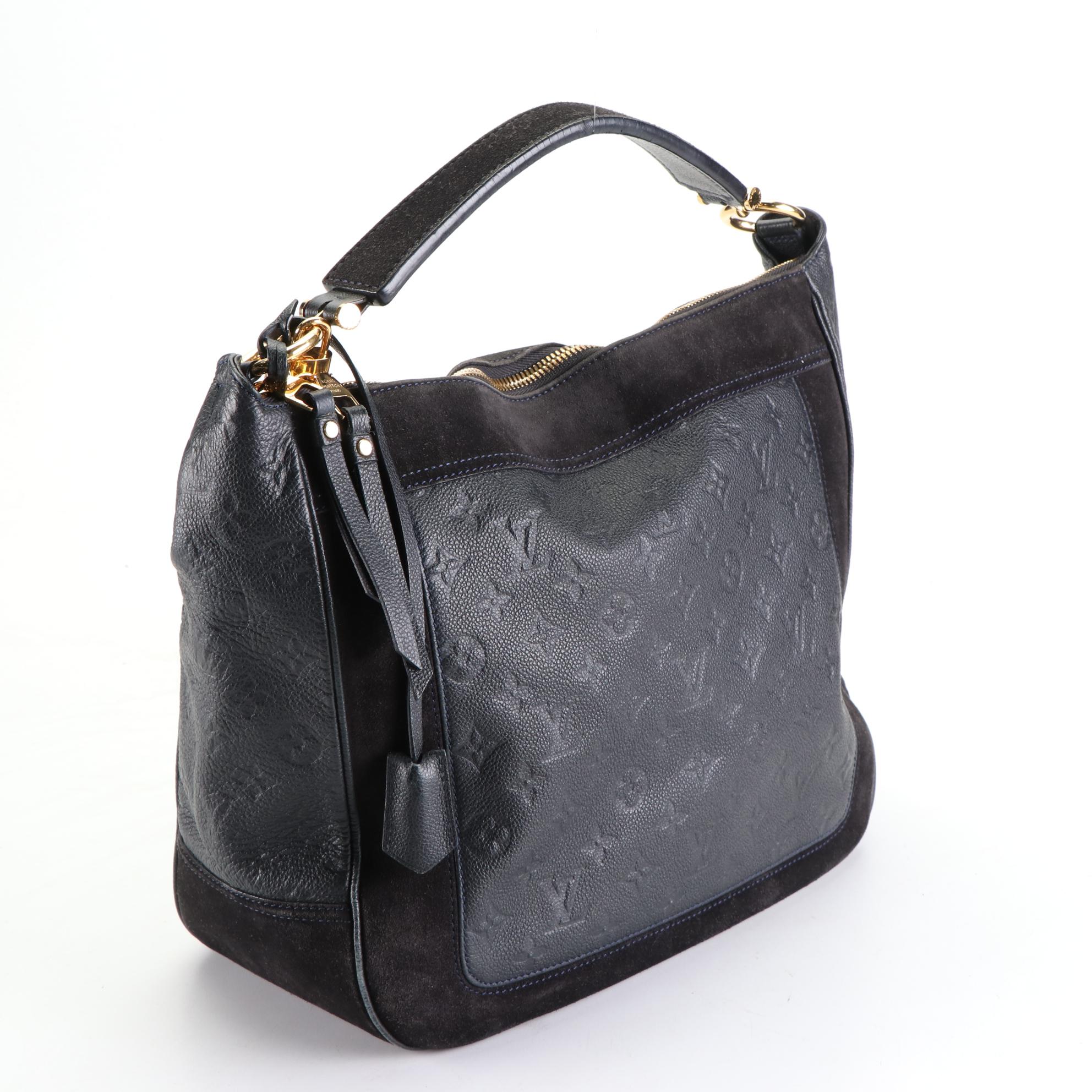 Louis Vuitton Audacieuse Bag in Empreinte Leather and Suede