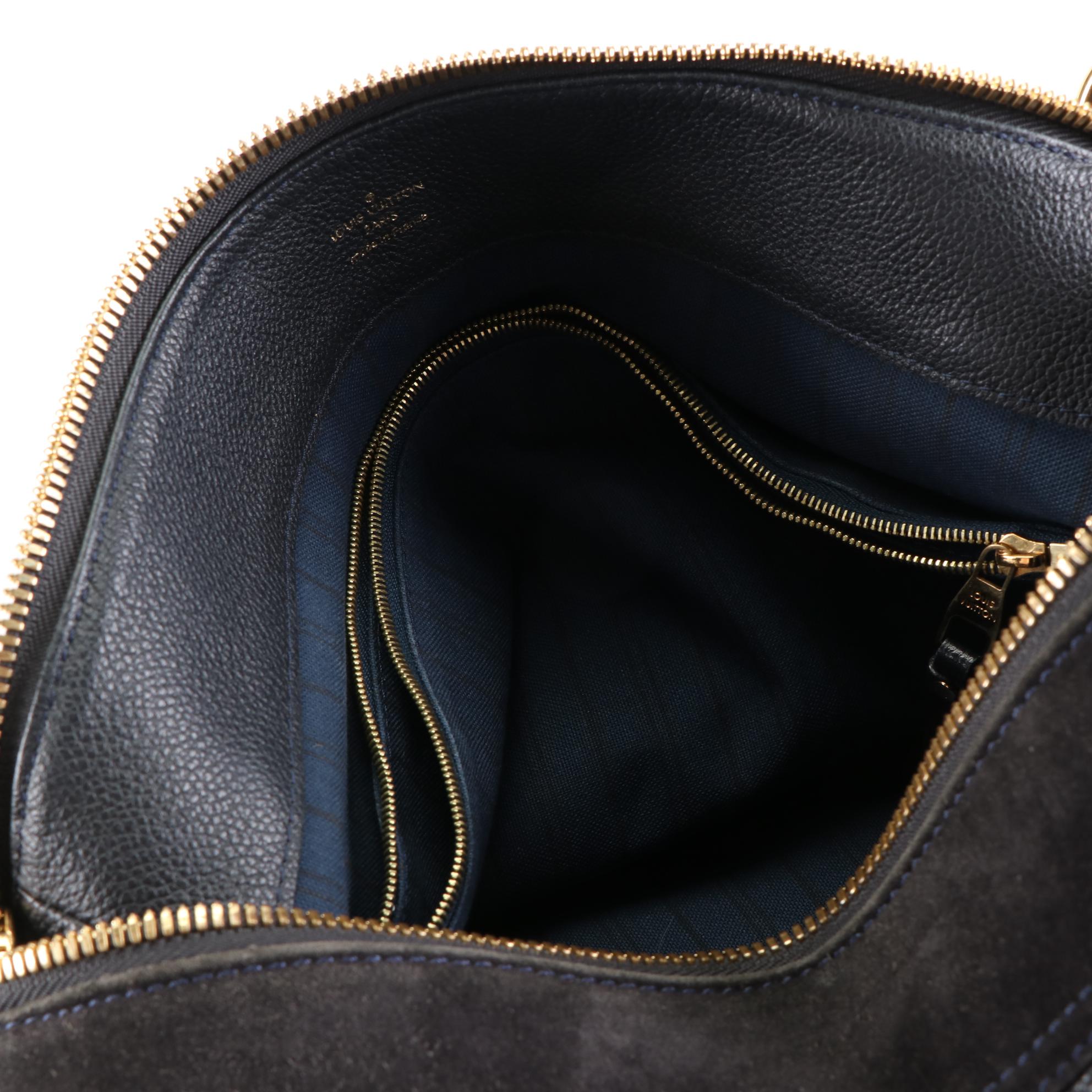 Louis Vuitton Audacieuse Bag in Empreinte Leather and Suede