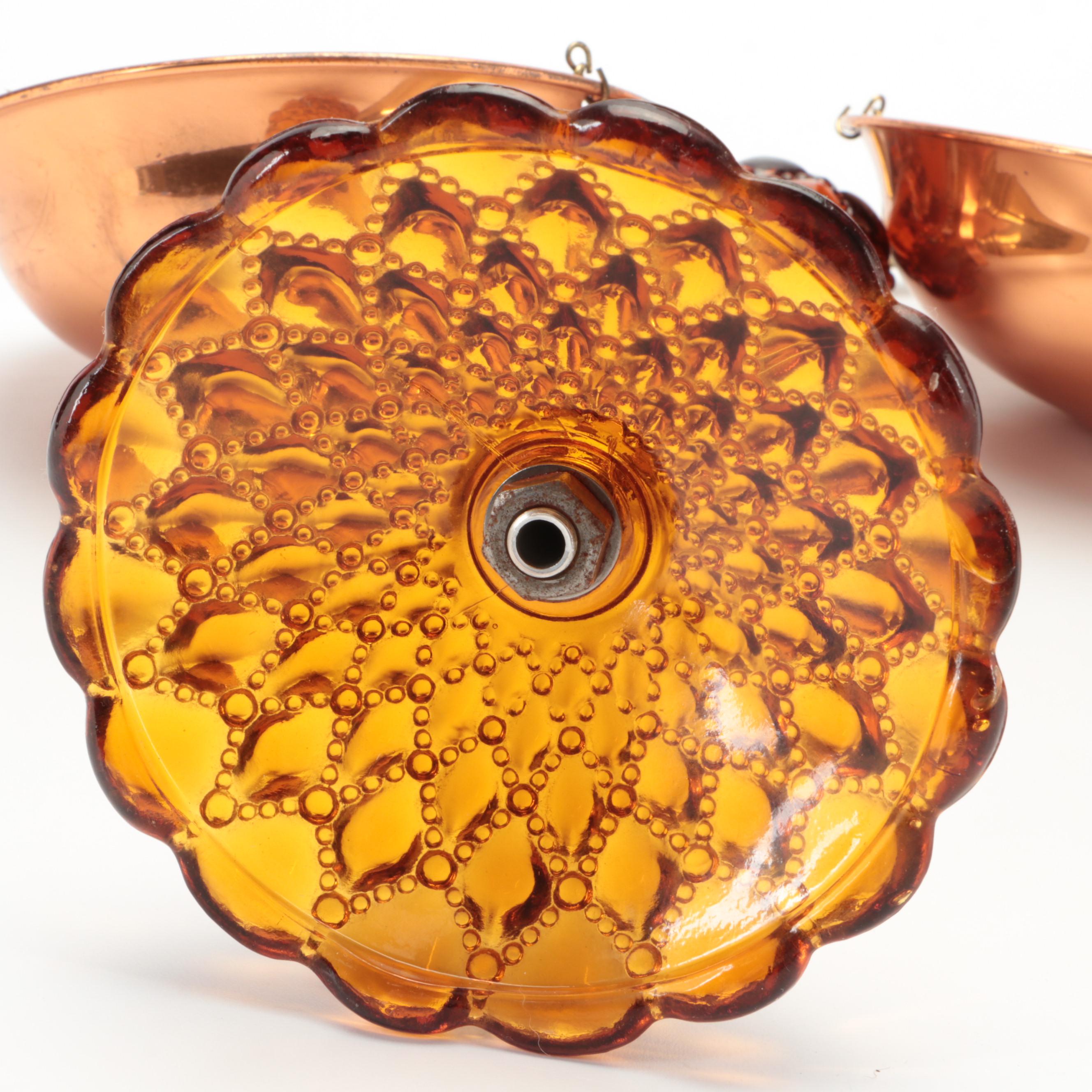 Hollywood Regency Style Brass and Copper Balancing Scales, Mid to Late 20th C.