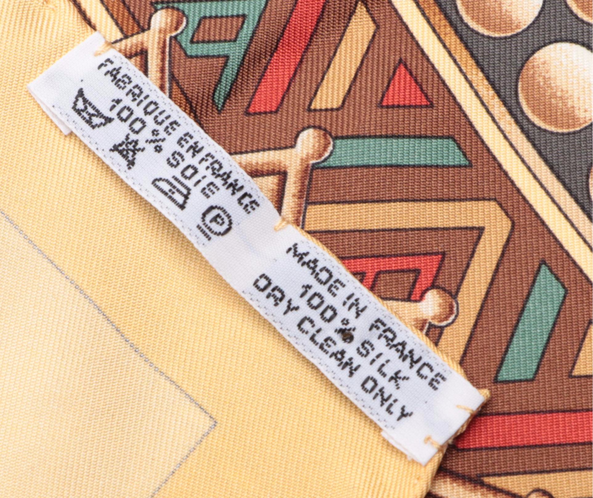 Hermès "L'or Des Chefs" Scarf 90 in Silk Twill