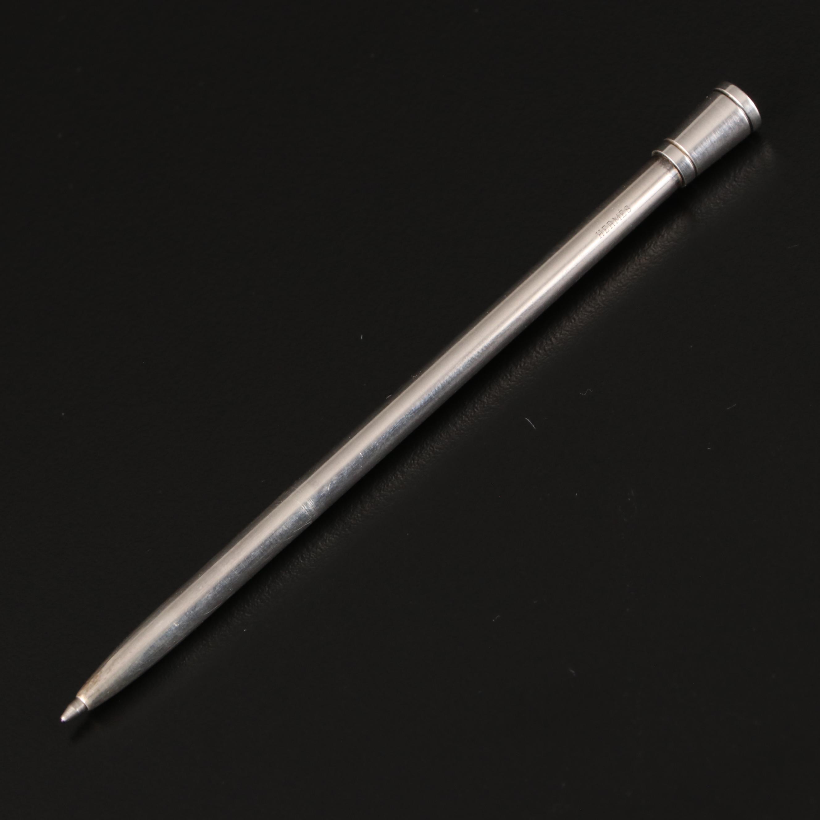 Hermès Sterling Silver Ballpoint Pen