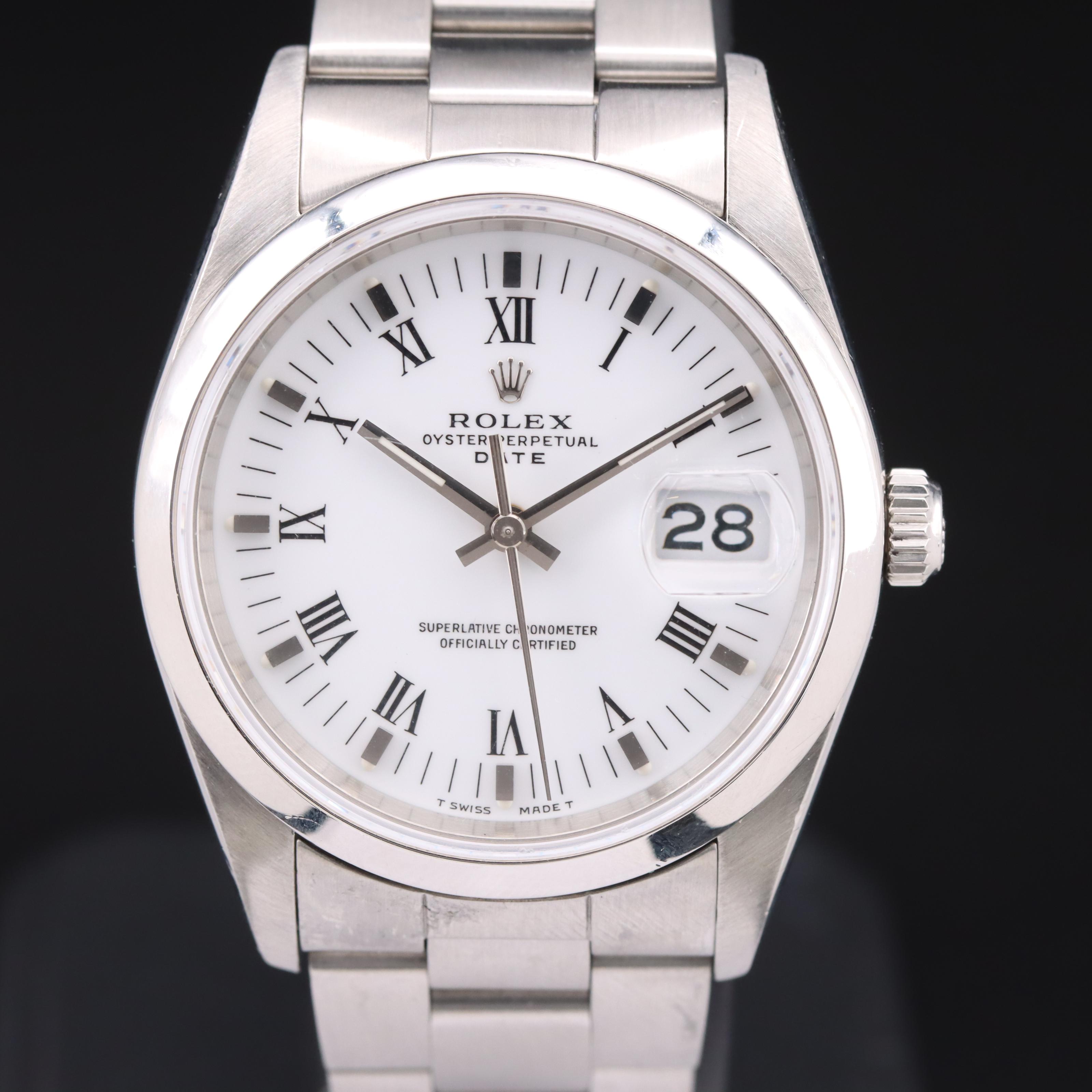 1991 Rolex Oyster Perpetual Date Watch