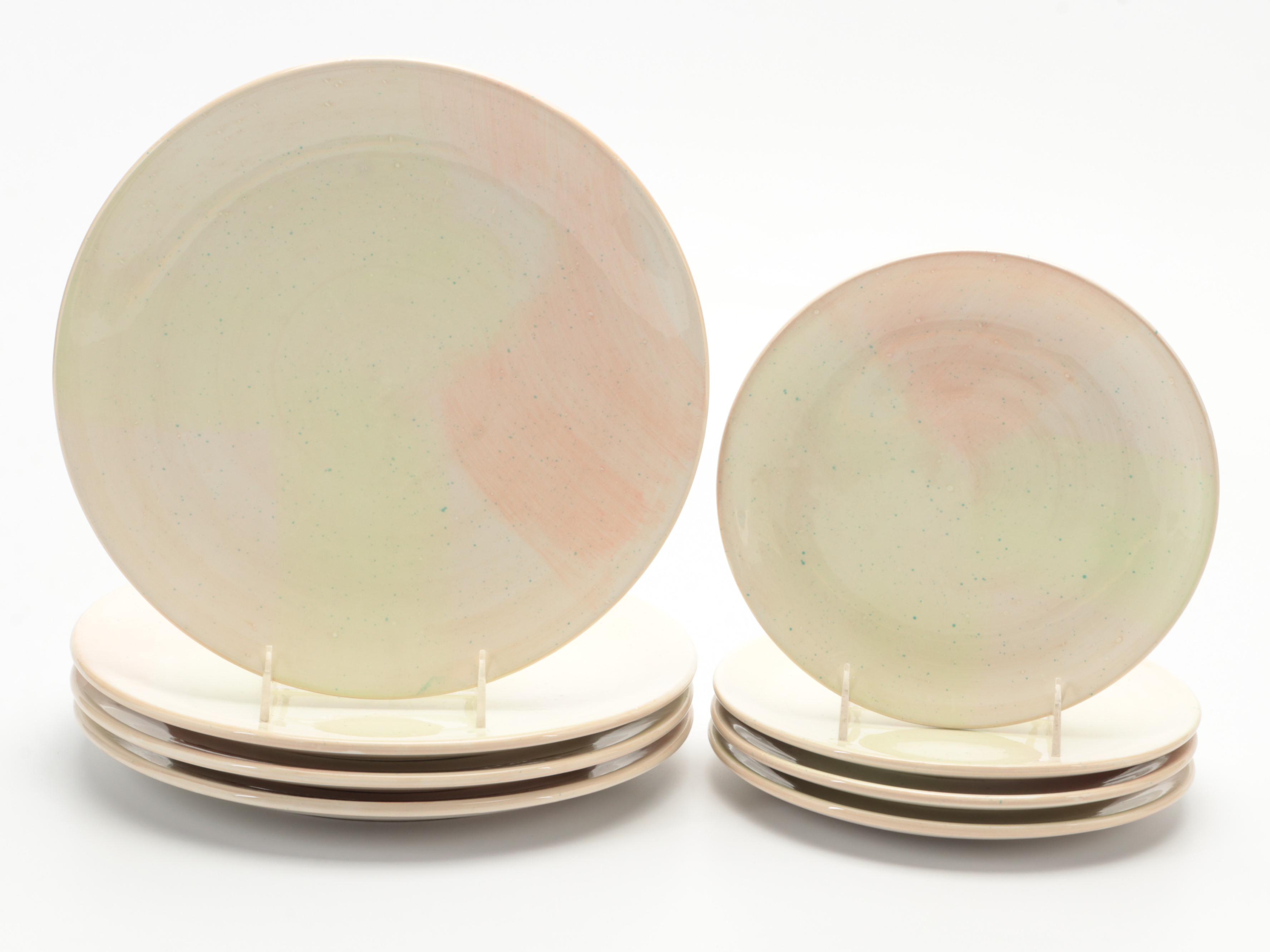 Pfaltzgraff "Blush Colors" Ceramic Dinnerware with Olfaire Vegetable Dishes