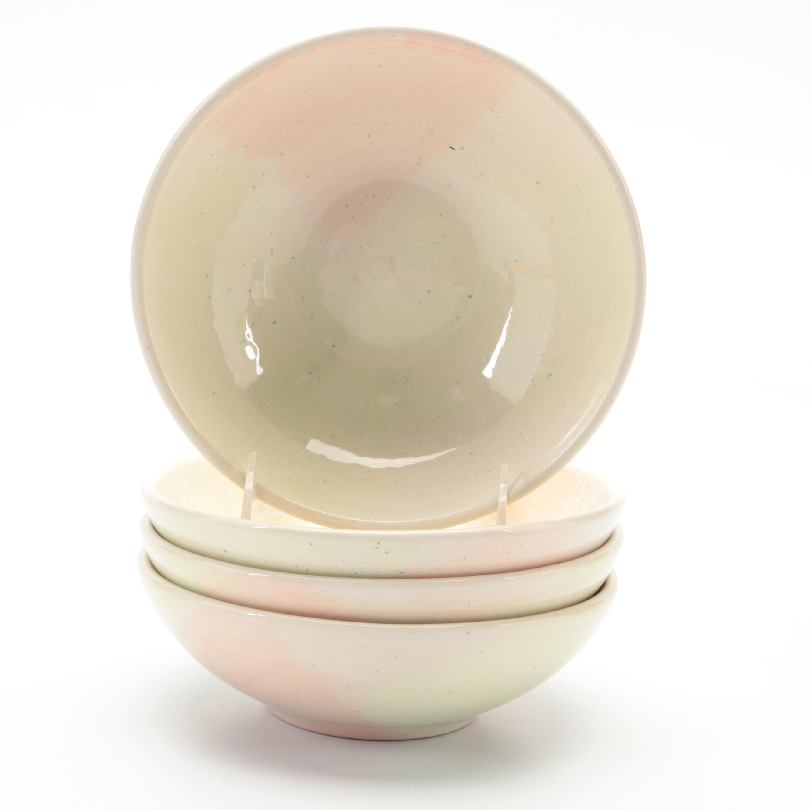 Pfaltzgraff "Blush Colors" Ceramic Dinnerware with Olfaire Vegetable Dishes