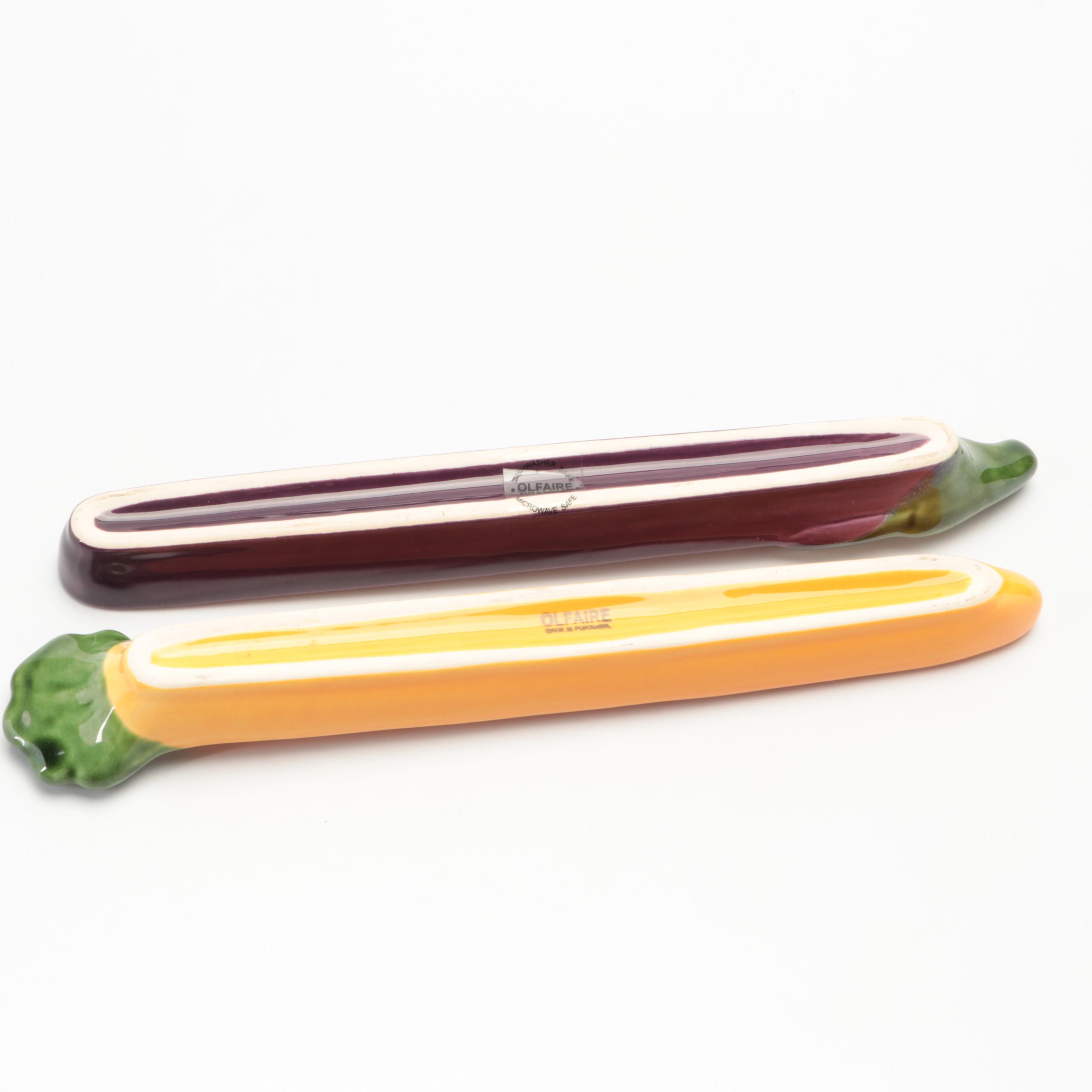 Pfaltzgraff "Blush Colors" Ceramic Dinnerware with Olfaire Vegetable Dishes