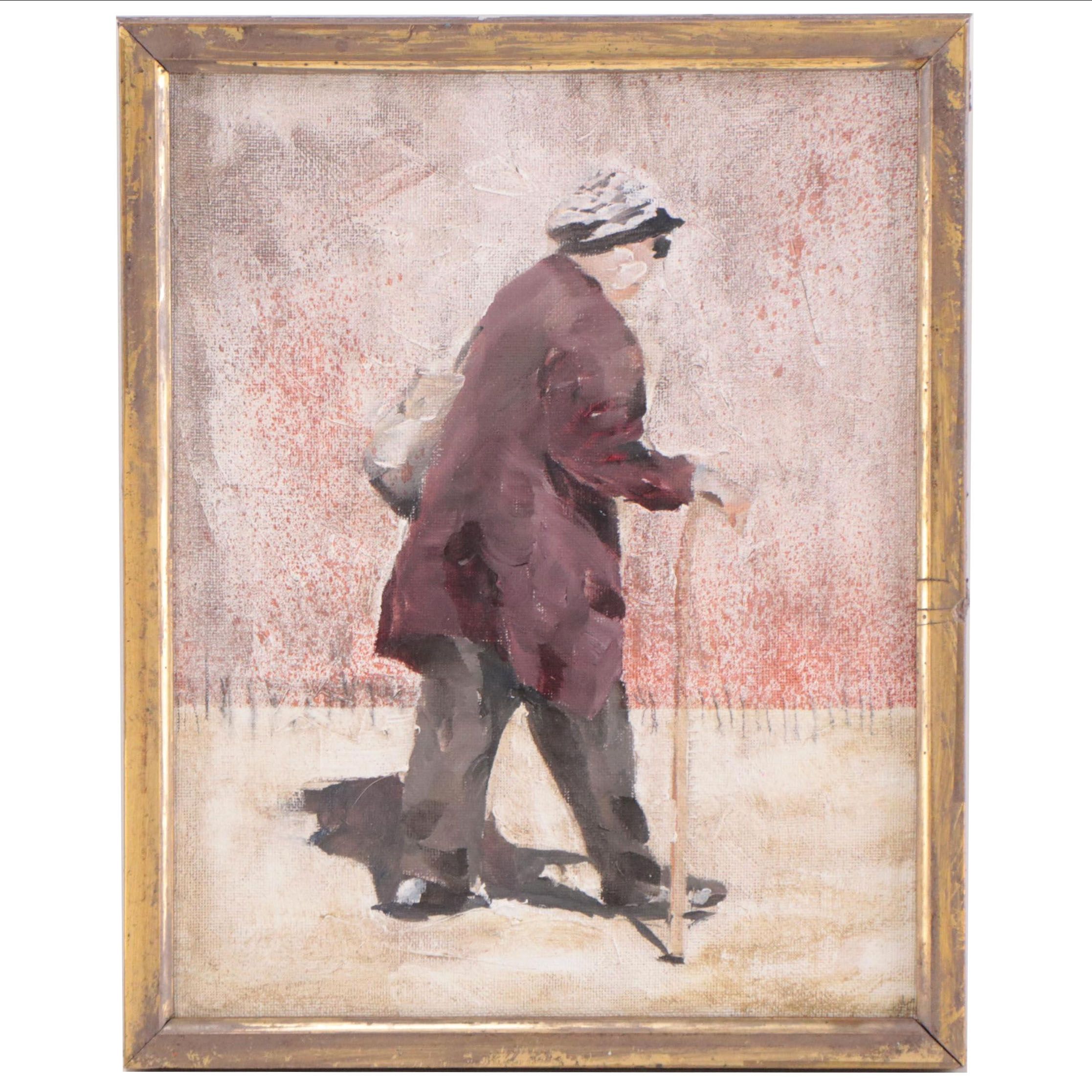 John Thompson Oil Painting "Banksy In Disguise," 2021