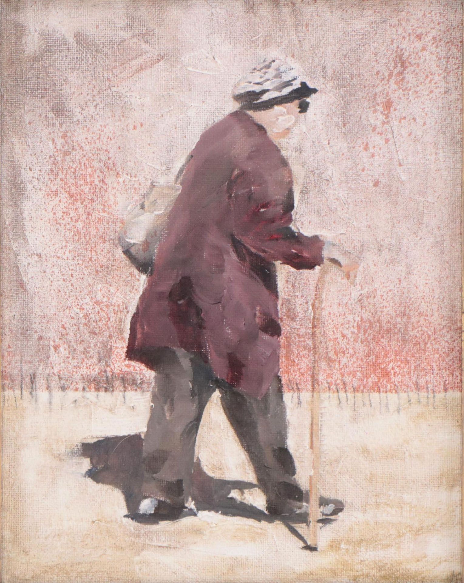 John Thompson Oil Painting "Banksy In Disguise," 2021