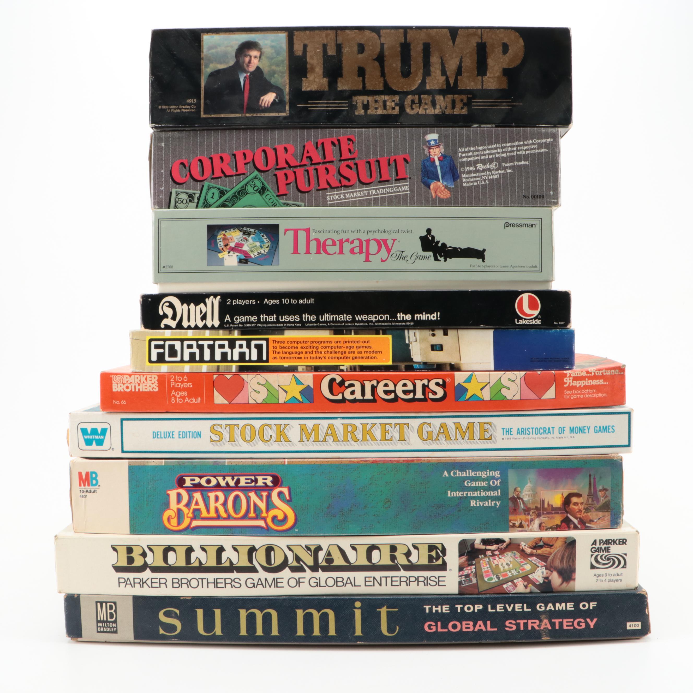 Billionaire, Power Barons, Summit, and More Board Games, Mid–Late 20th Century