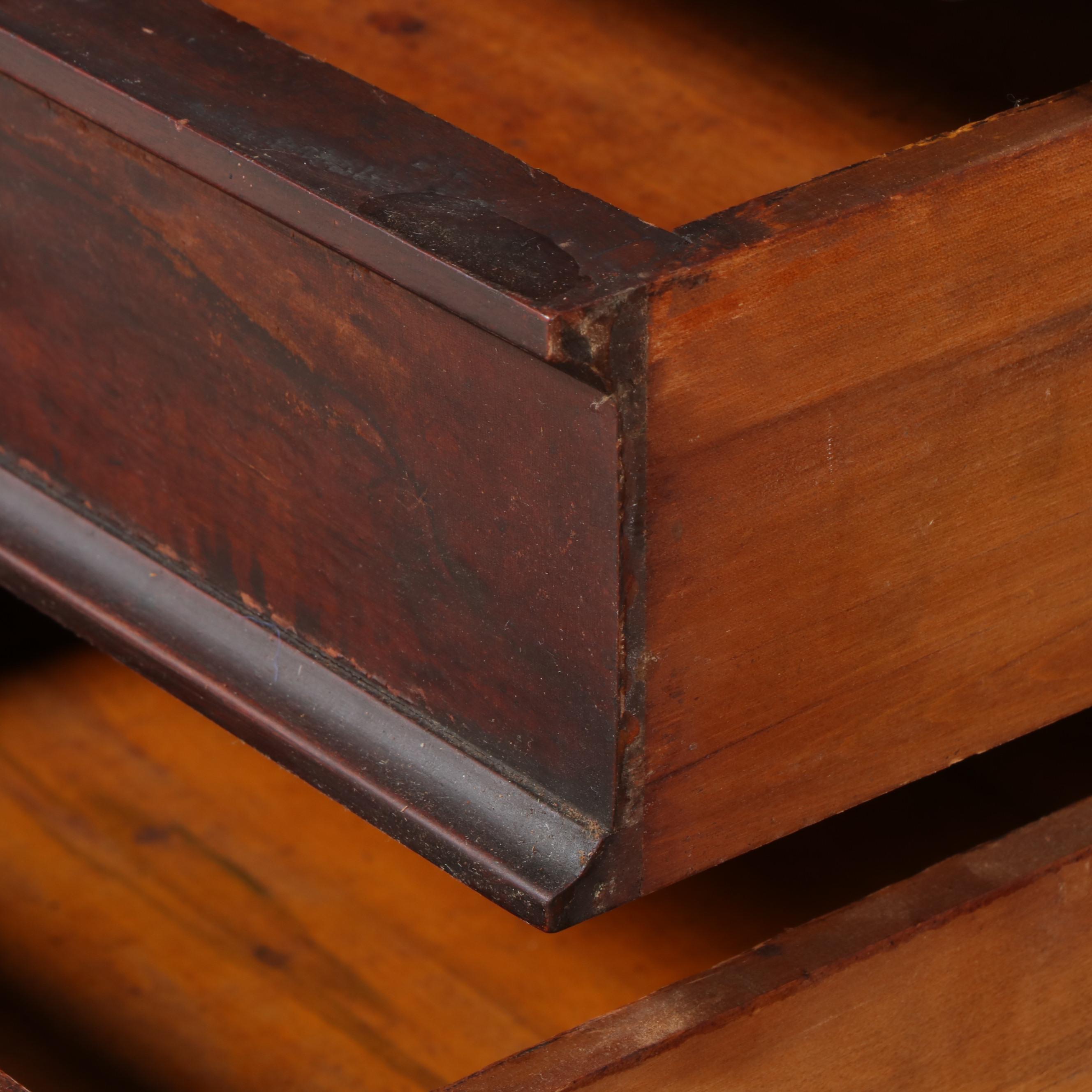 Victorian Walnut Cylinder Desk Bookcase, Mid to Late 19th Century