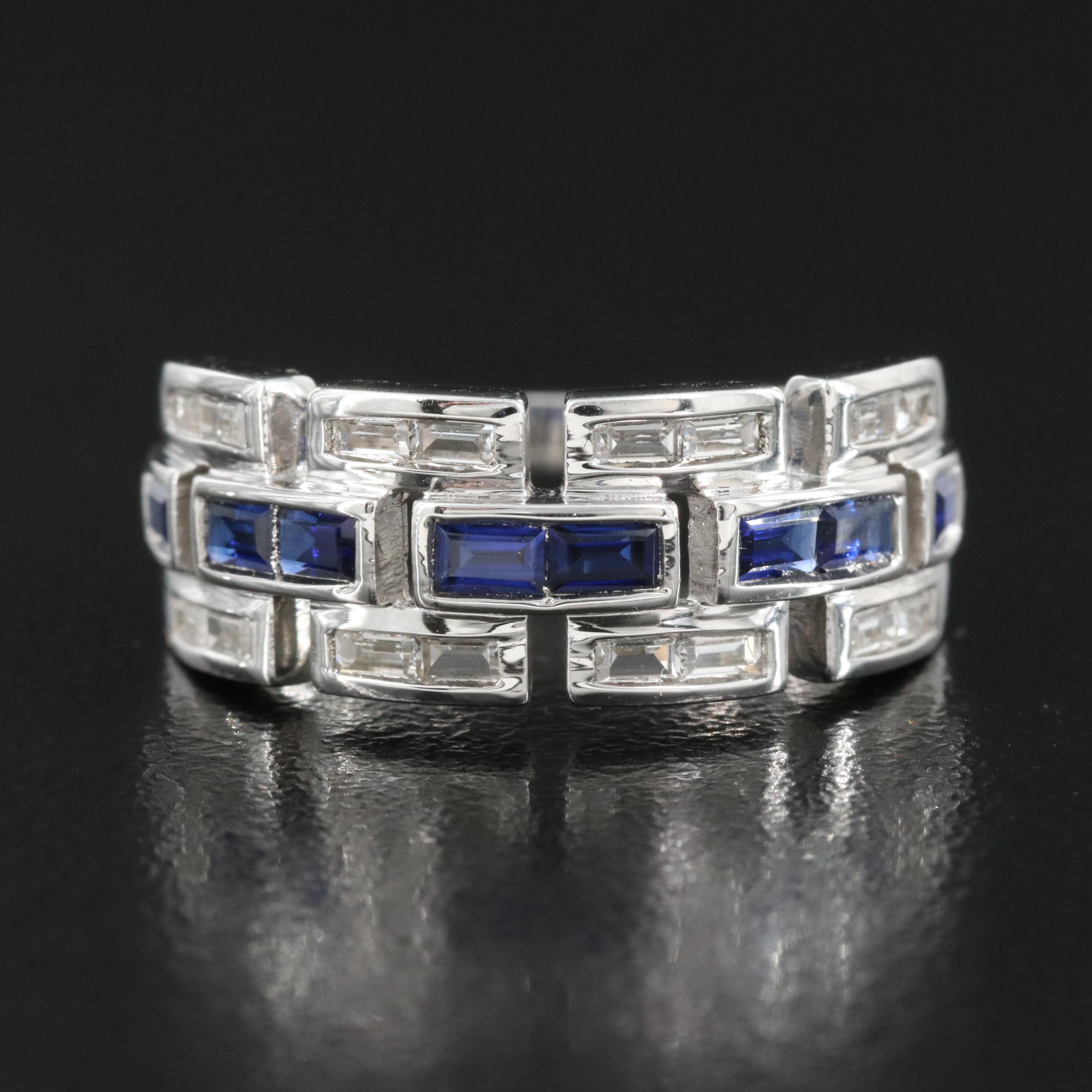 Sterling Sapphire Ring