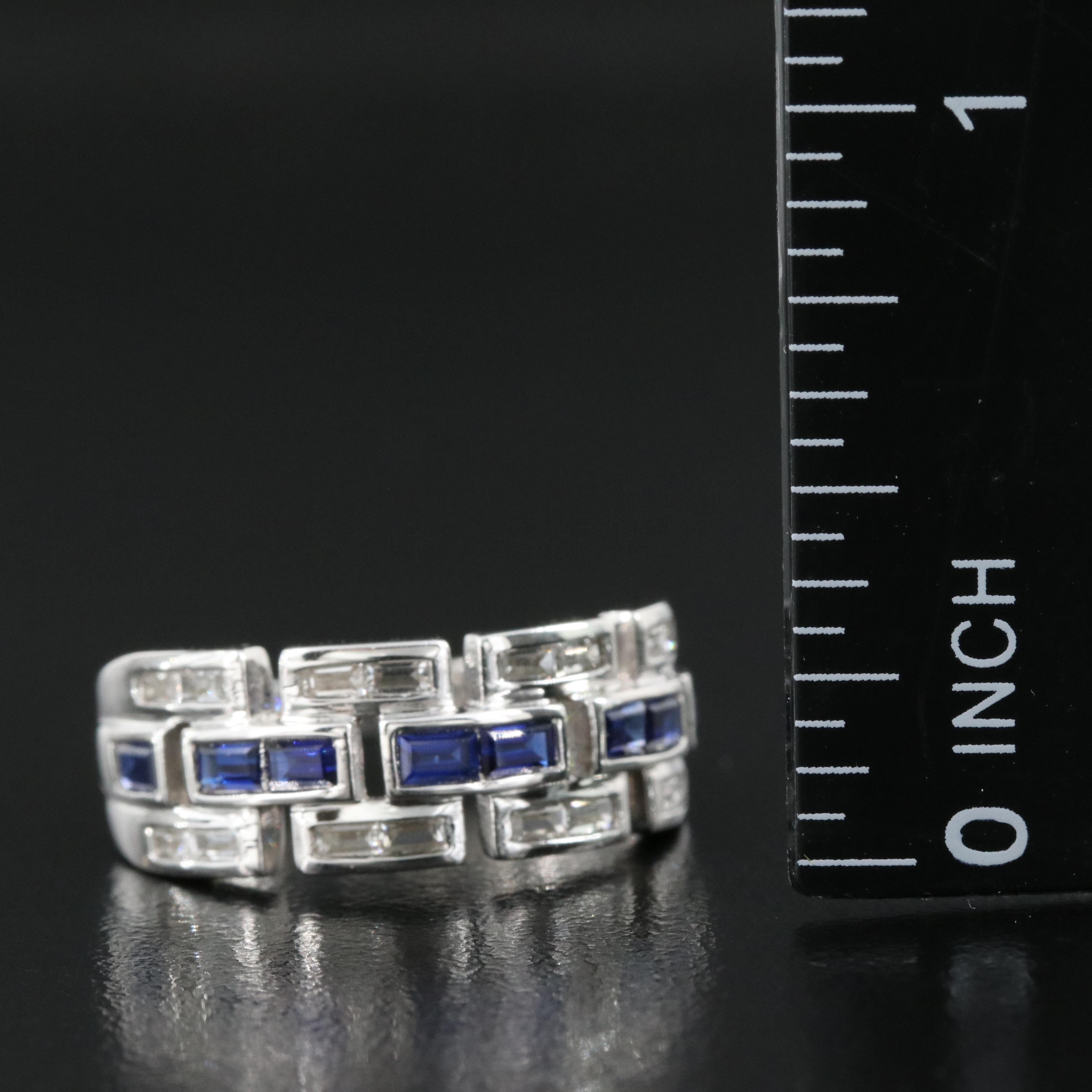 Sterling Sapphire Ring